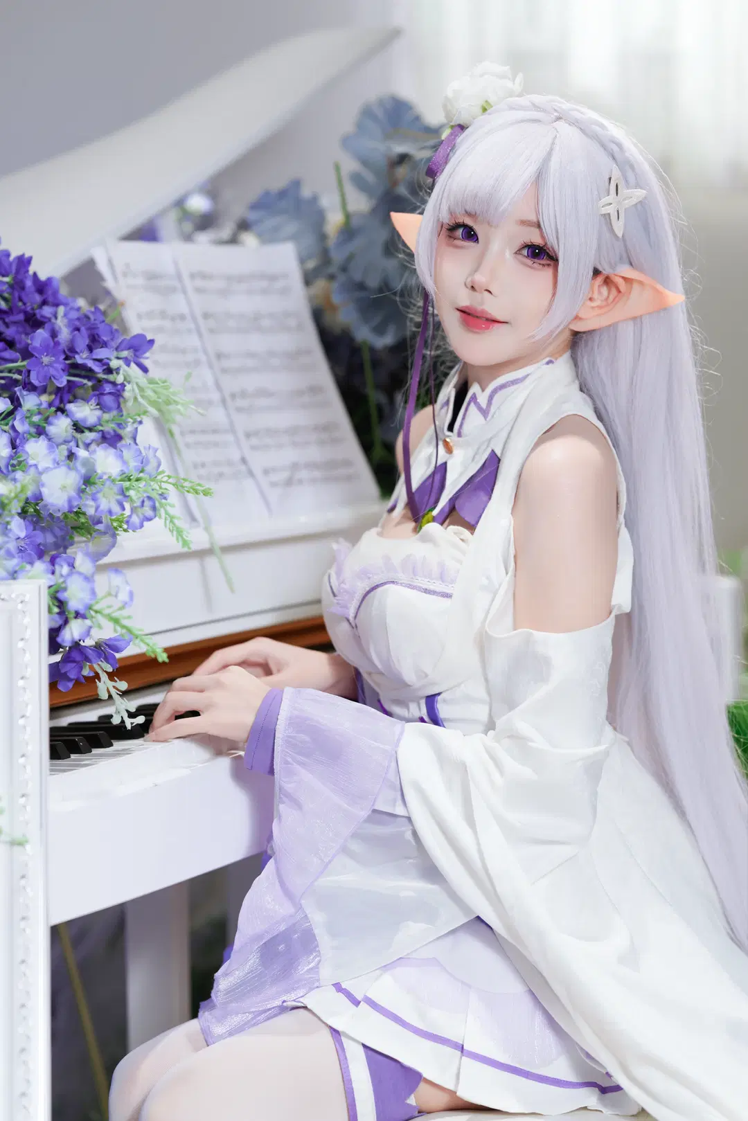 【爱蜜莉雅cos】从零开始的异世界生活 纯白花嫁风精灵少女 - 猫活150 - 第5张