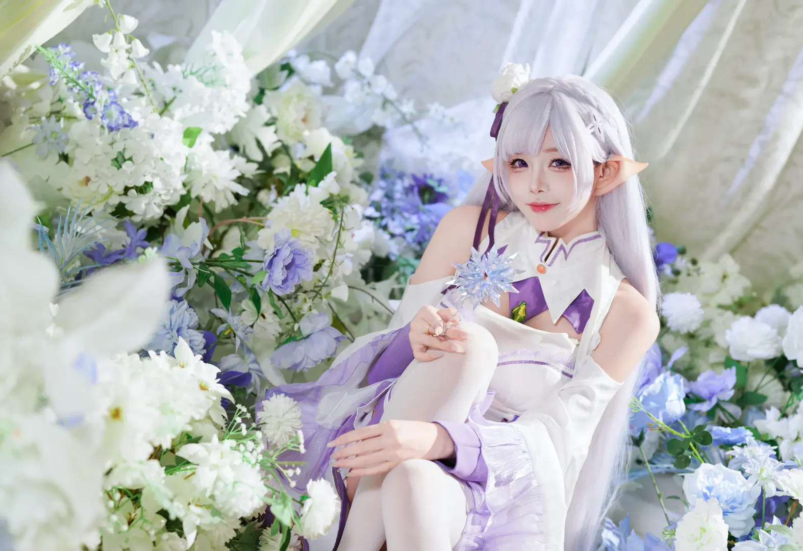 【爱蜜莉雅cos】从零开始的异世界生活 纯白花嫁风精灵少女 - 猫活150 - 第7张