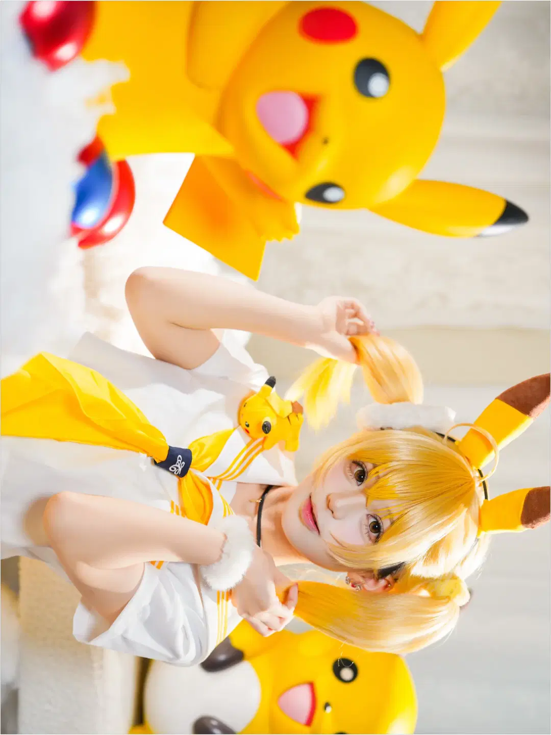 【皮卡丘cos】宝可梦黄色系穿搭，元气少女十万伏特警告 - 猫活150 - 第3张