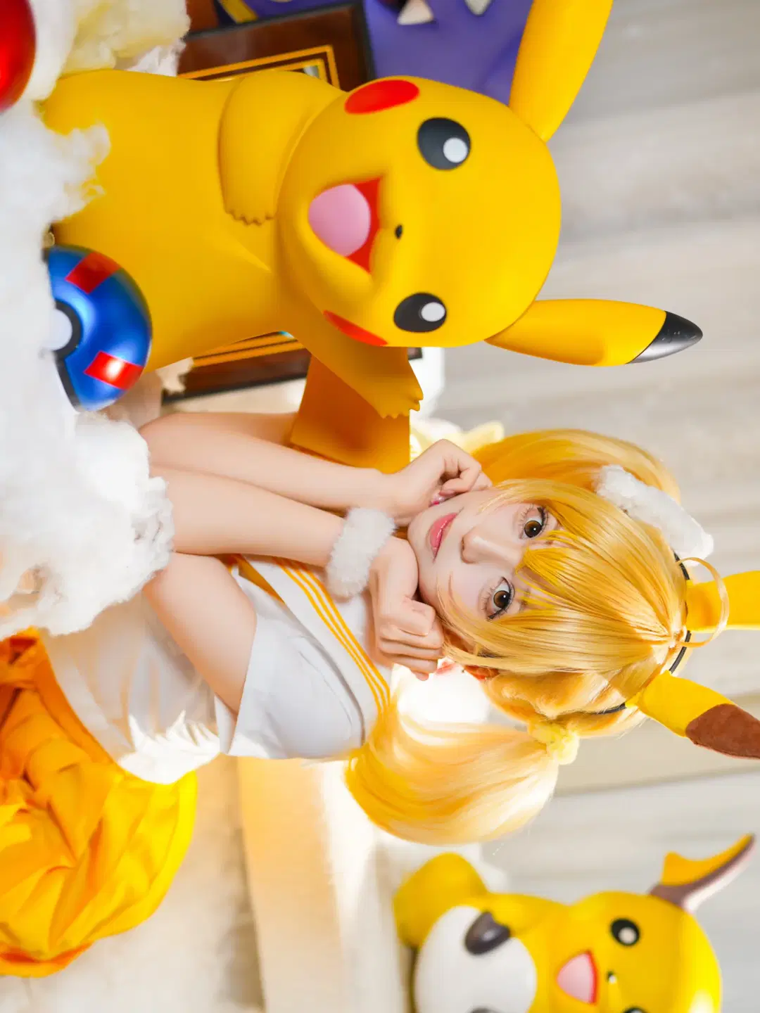 【皮卡丘cos】宝可梦黄色系穿搭，元气少女十万伏特警告 - 猫活150 - 第4张