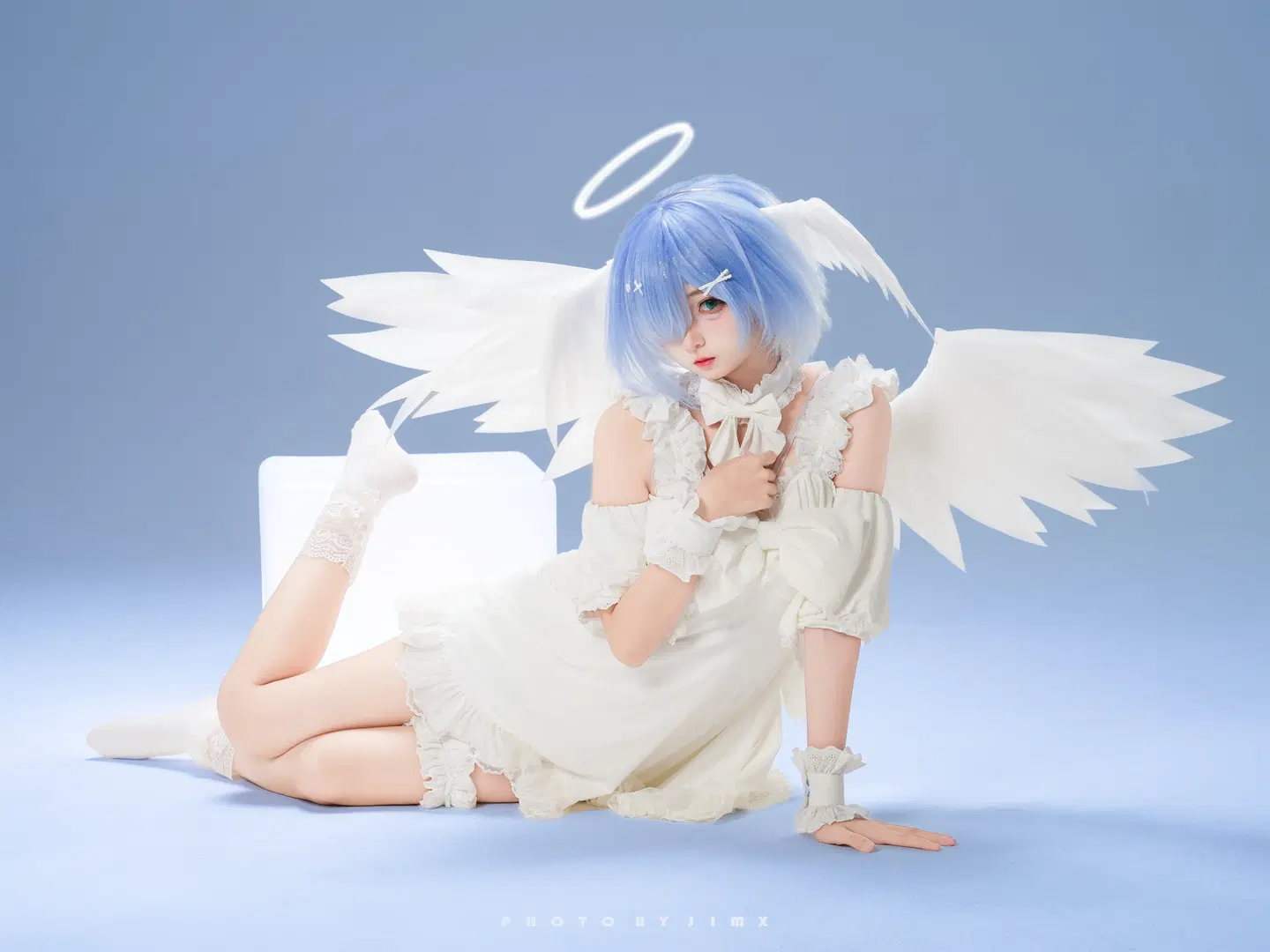 【Rem cosplay】Re:ZERO -Starting Life in Another World-: The Purity and Tenderness of a Blue-Haired Angel by 猫活150 - Image 2