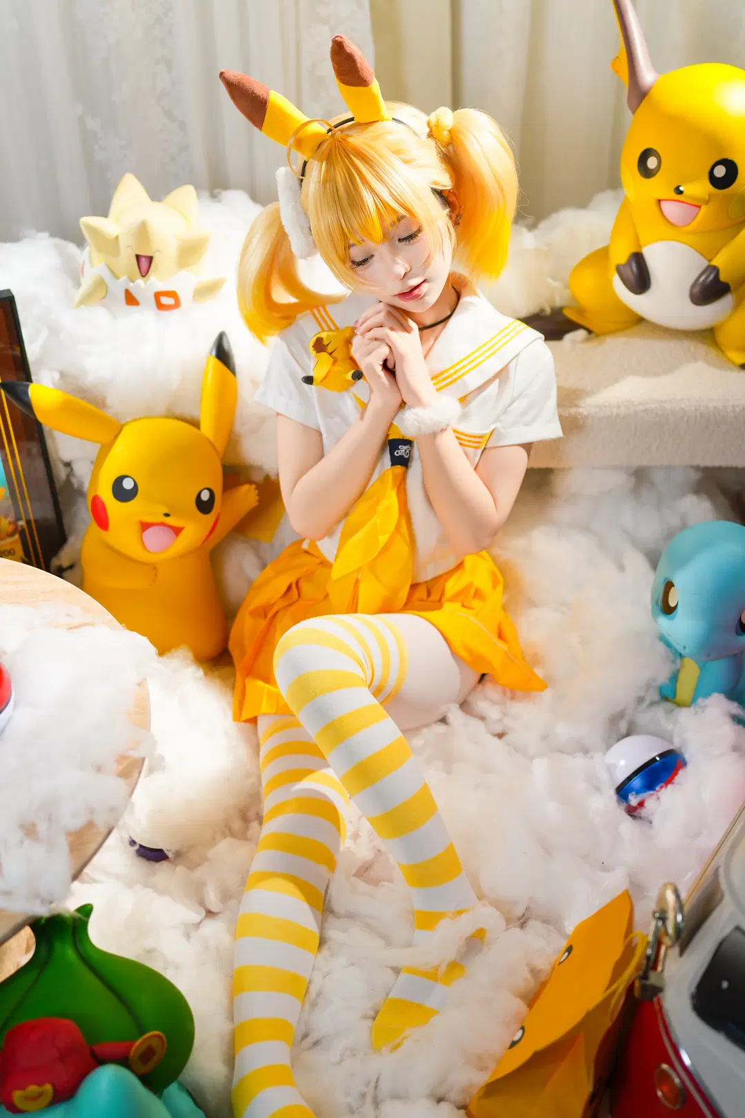 【ピカチュウ コスプレ】ポケットモンスターの元気いっぱいイエロー系写真集 - 猫活150 - 5枚目