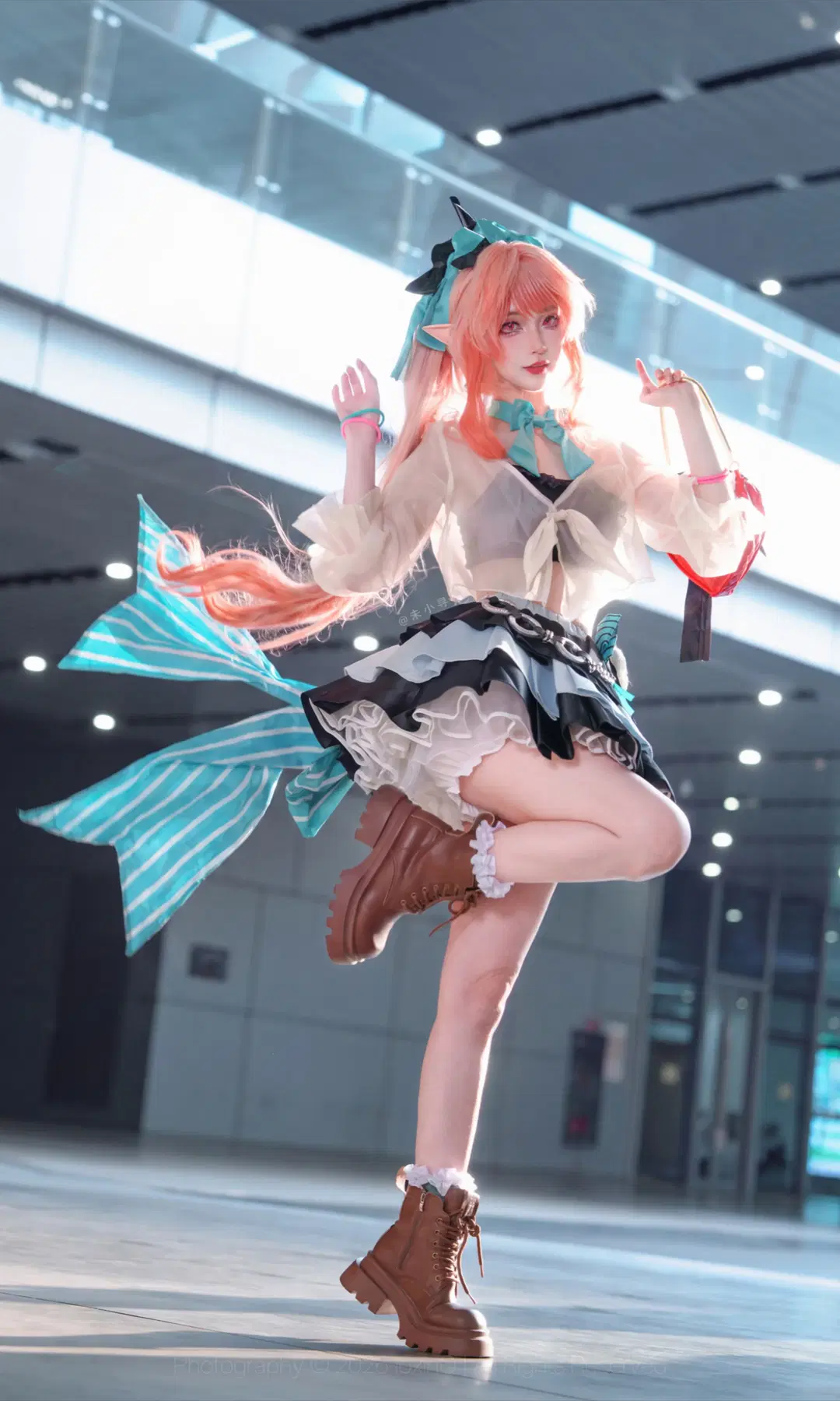 漫展场照, 二次元cosplay, 明日方舟, 遥cos, 萌萌香