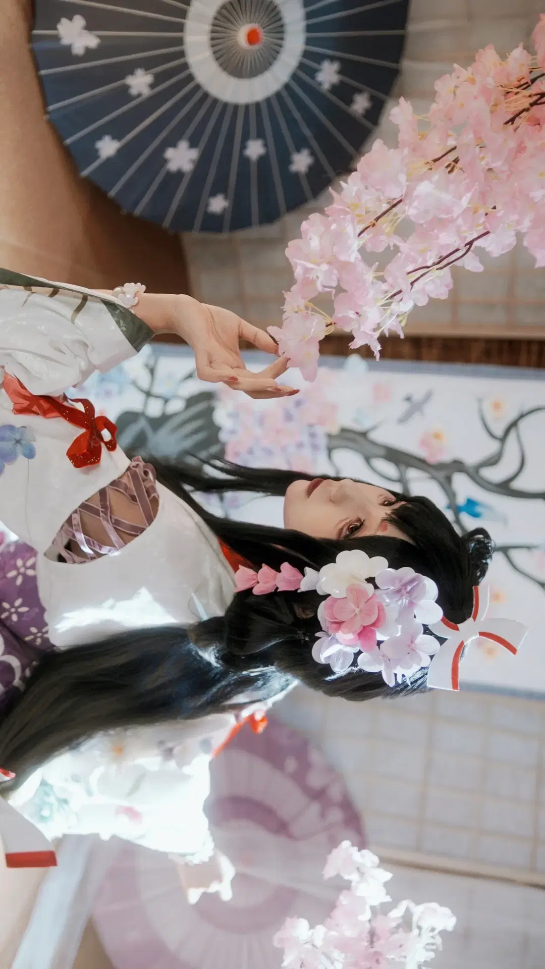 【花鸟卷cos】阴阳师十周年，重返庭院的第一位SSR奶妈 - 鱼遇雨欲与雨语 - 第7张