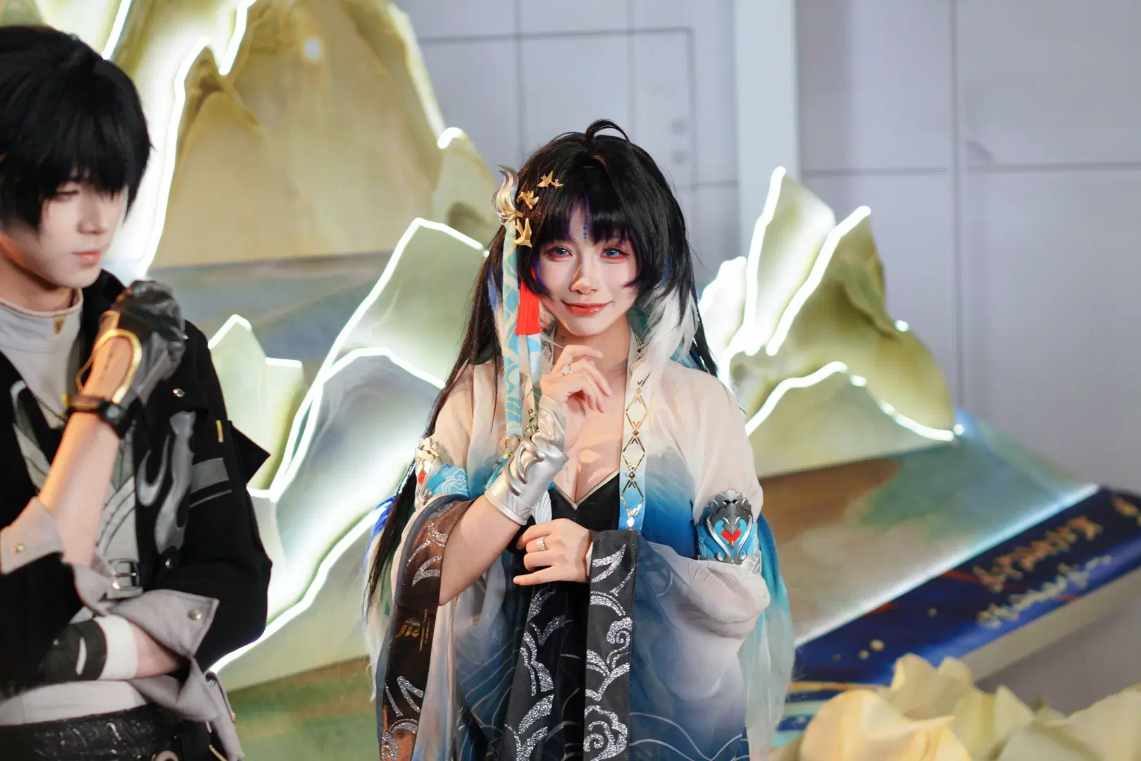 【秧秧コスプレ】鳴潮 BWブース、ヒバリのように快活なゲンレイ - 雷霆大屑绒 - 4枚目