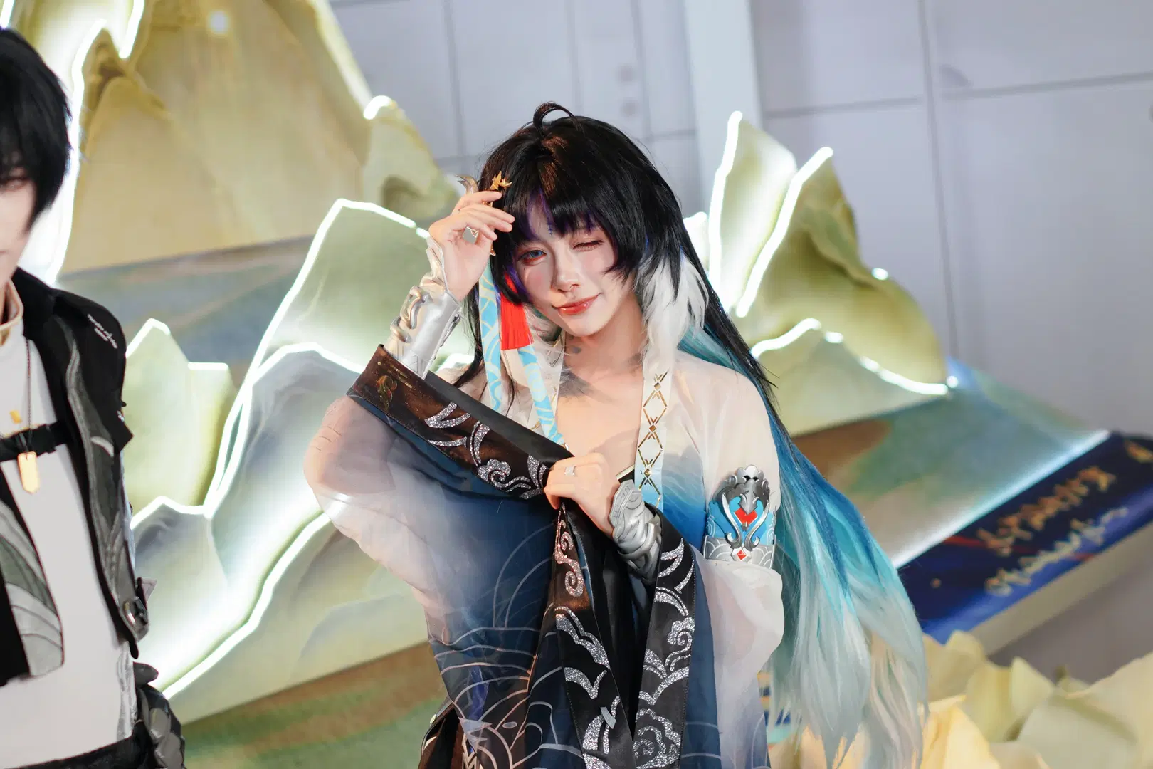【秧秧コスプレ】鳴潮 BWブース、ヒバリのように快活なゲンレイ - 雷霆大屑绒 - 5枚目