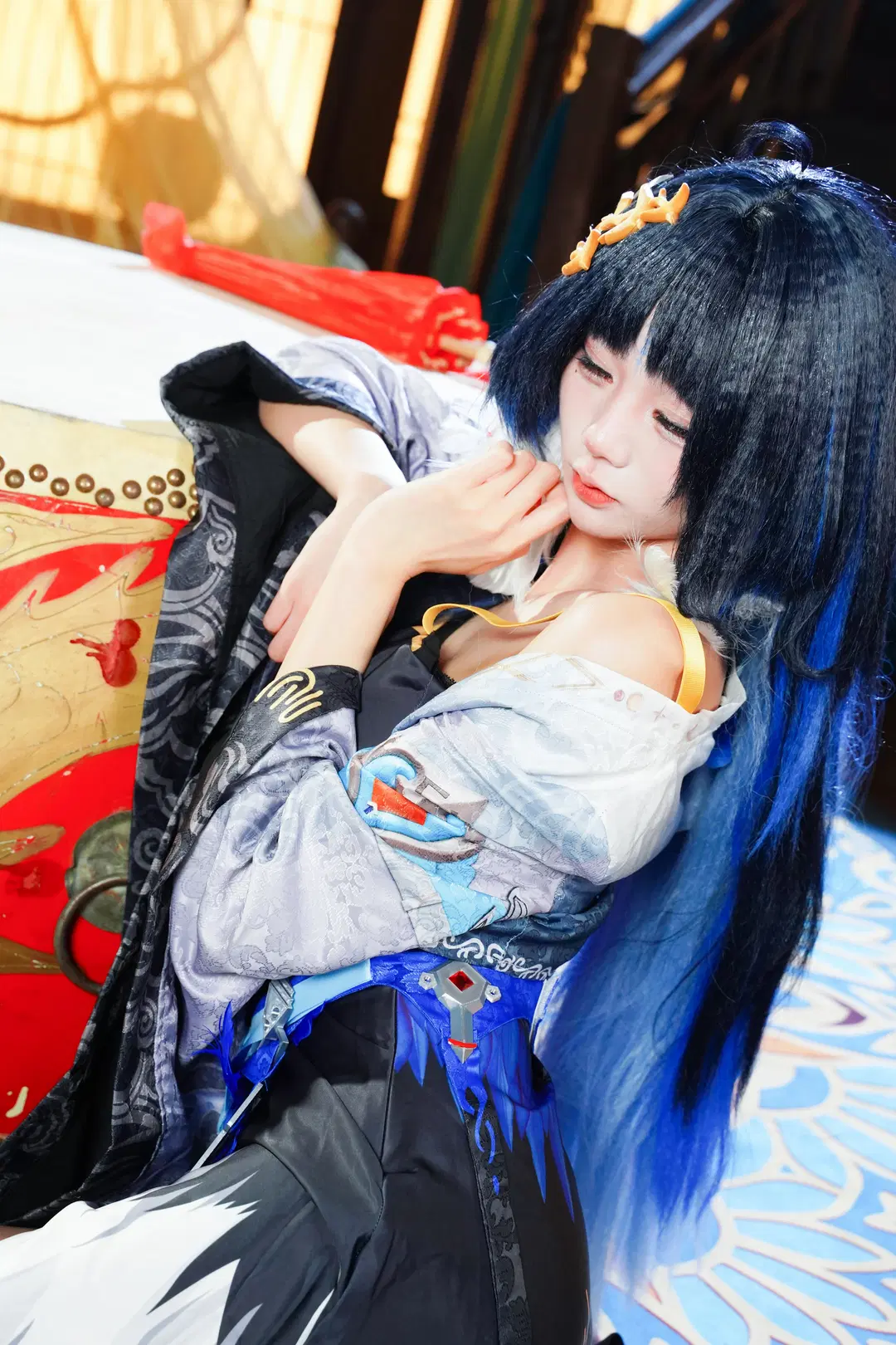 【秧秧cos】鳴潮玄翎，願與你並肩同行到遠方 - 雷霆大屑绒 - 第2張