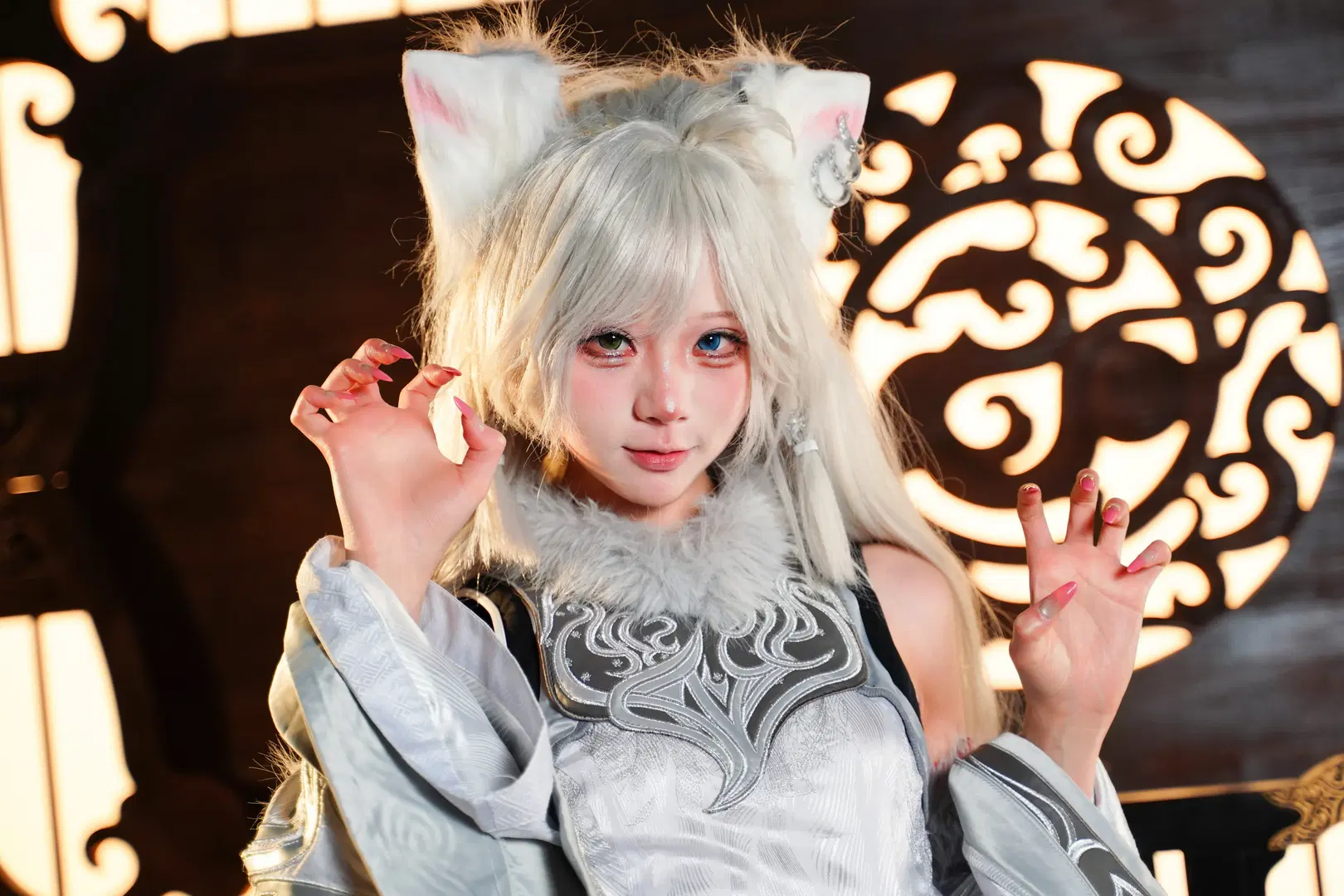 【Yin Yue cosplay】A Record of a Mortal's Journey to Immortality: The Silver-Haired Fox-Eared Maiden by Your Side in Life and Death by 雷霆大屑绒 - Image 3