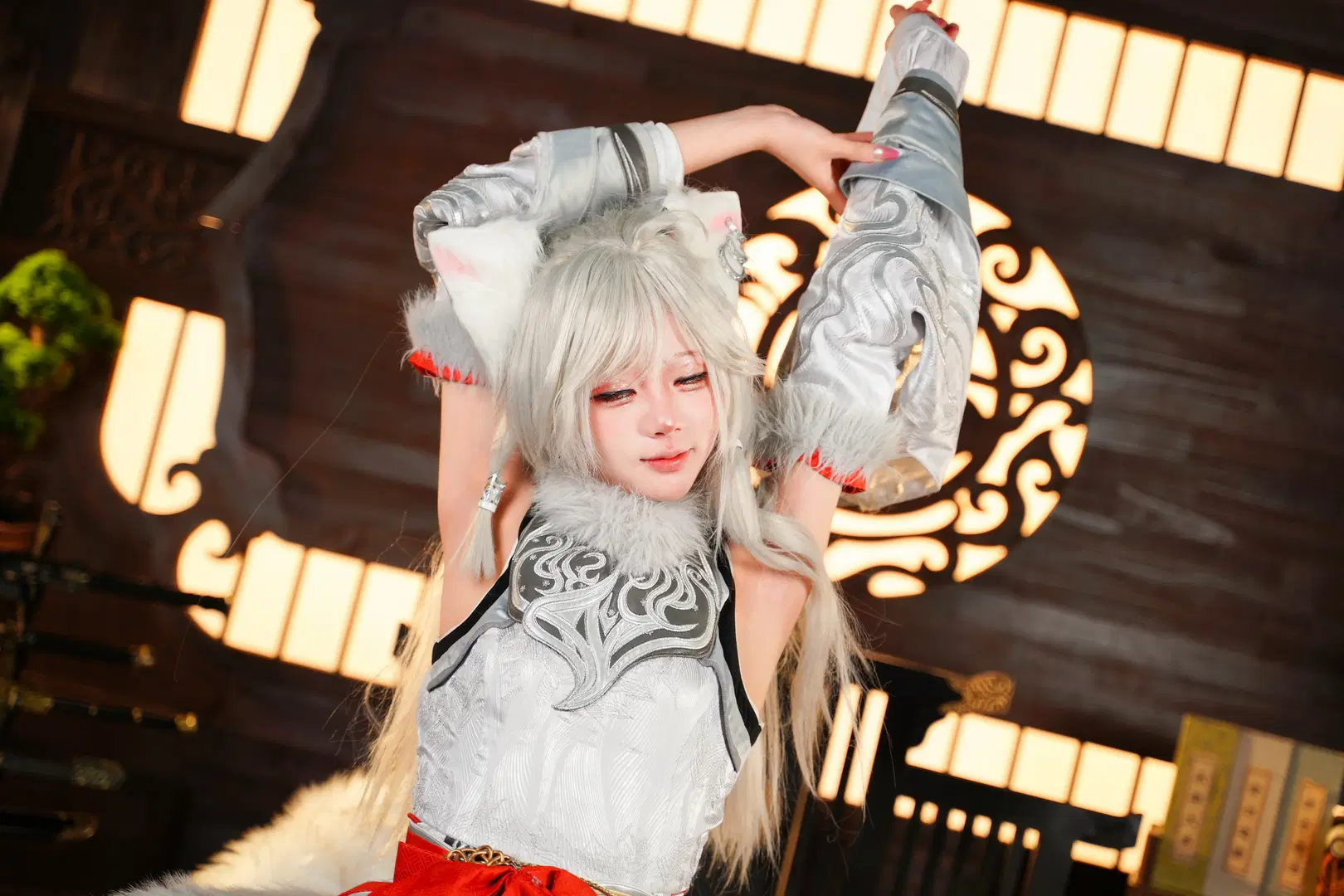 【Yin Yue cosplay】A Record of a Mortal's Journey to Immortality: The Silver-Haired Fox-Eared Maiden by Your Side in Life and Death by 雷霆大屑绒 - Image 8