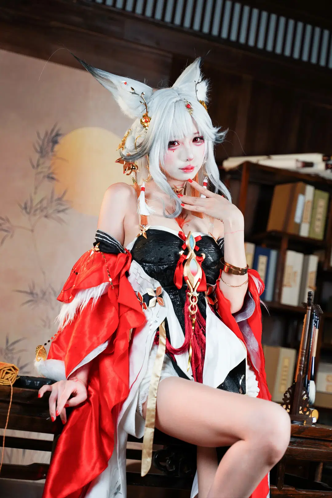 【心月狐cos】鸣潮岁主心的古风狐耳造型 - 一棵屑松 - 第3张