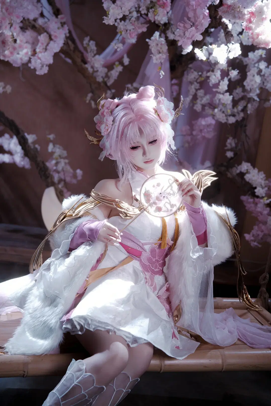[Chang'e cosplay] Honor of Kings: Thoughts on Resisting Frost, Blooming Season Is Our Promise by 企鹅泡澡 - Image 5