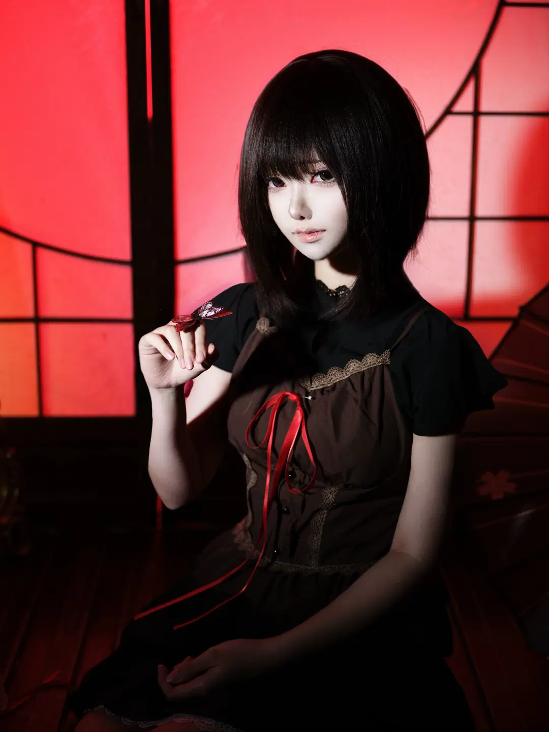 【Mayu Amakura cosplay】Fatal Frame II: Crimson Butterfly Japanese Studio Shoot Log by 北京摄影-卡尔 - Image 5