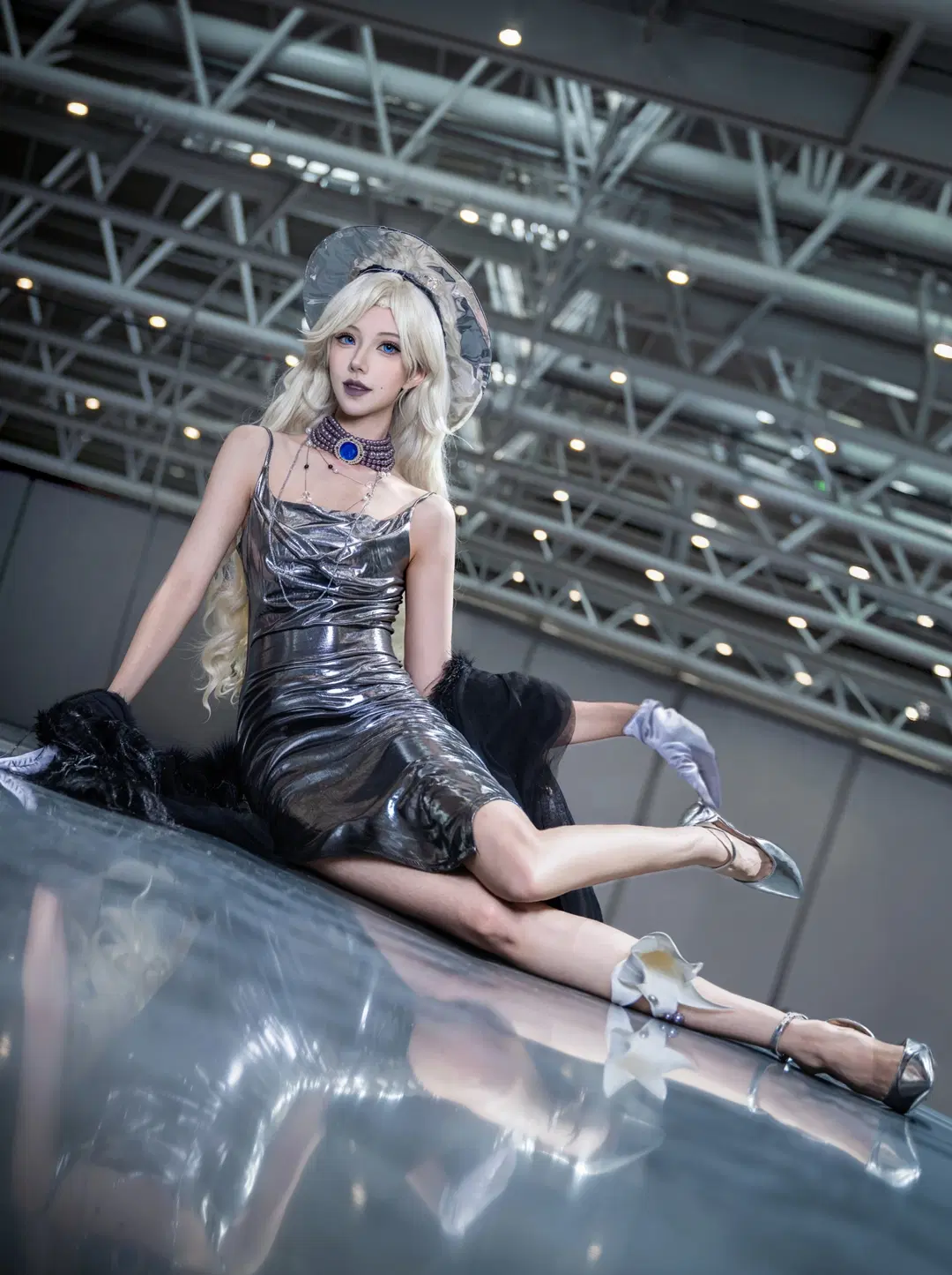 cosplay, Convention photos, White stockings, Path to Nowhere, Vatour cosplay