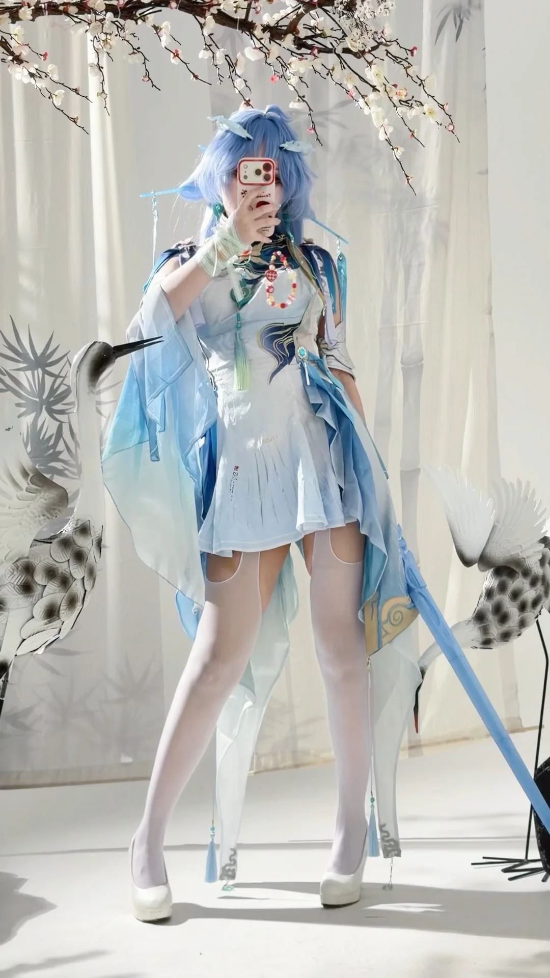 【清宵cos】鳴潮國風女劍仙的棚拍記錄 - 鬼城Eyra - 第2張