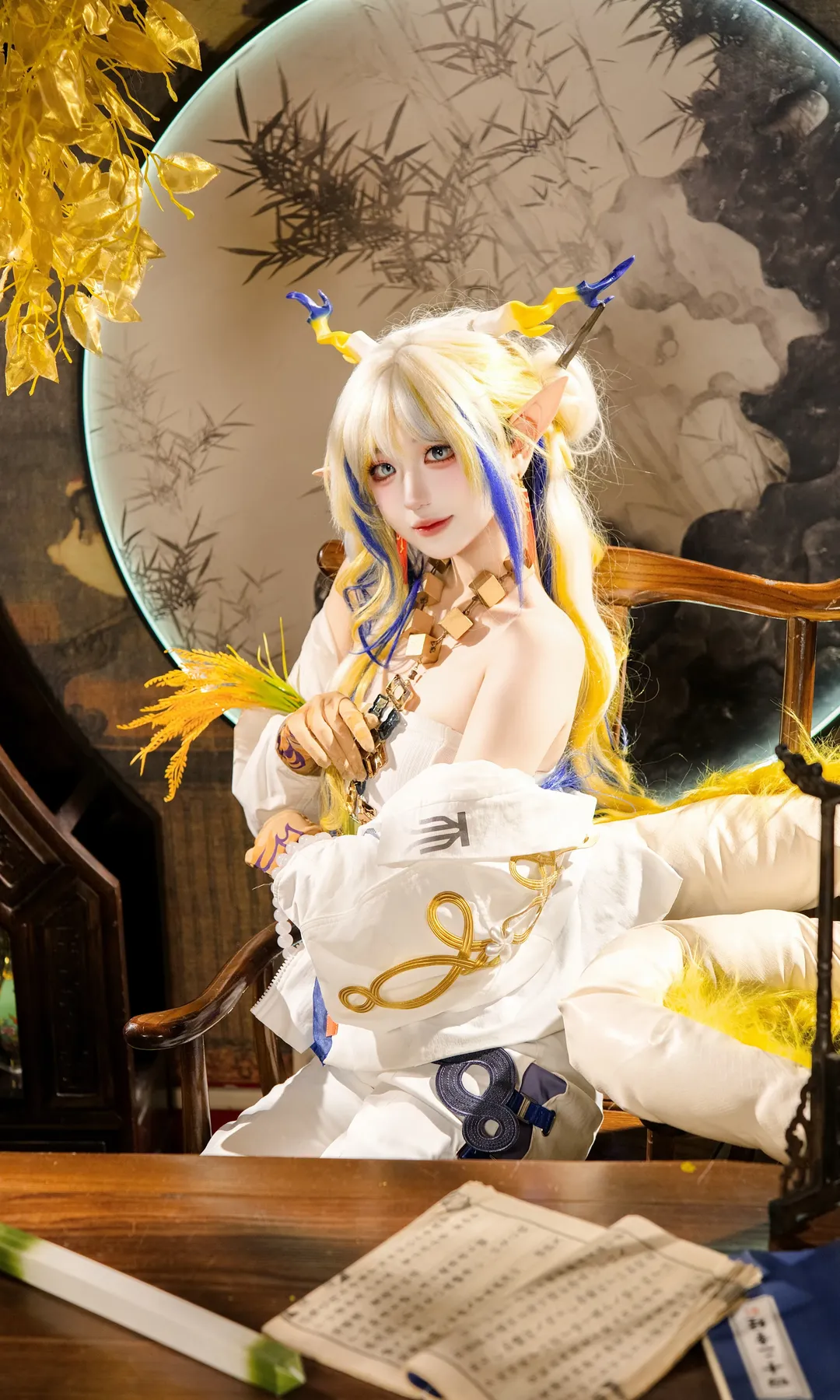 二次元cosplay, 黍cos, 明日方舟, 中式美学, 古风cos - 第1张