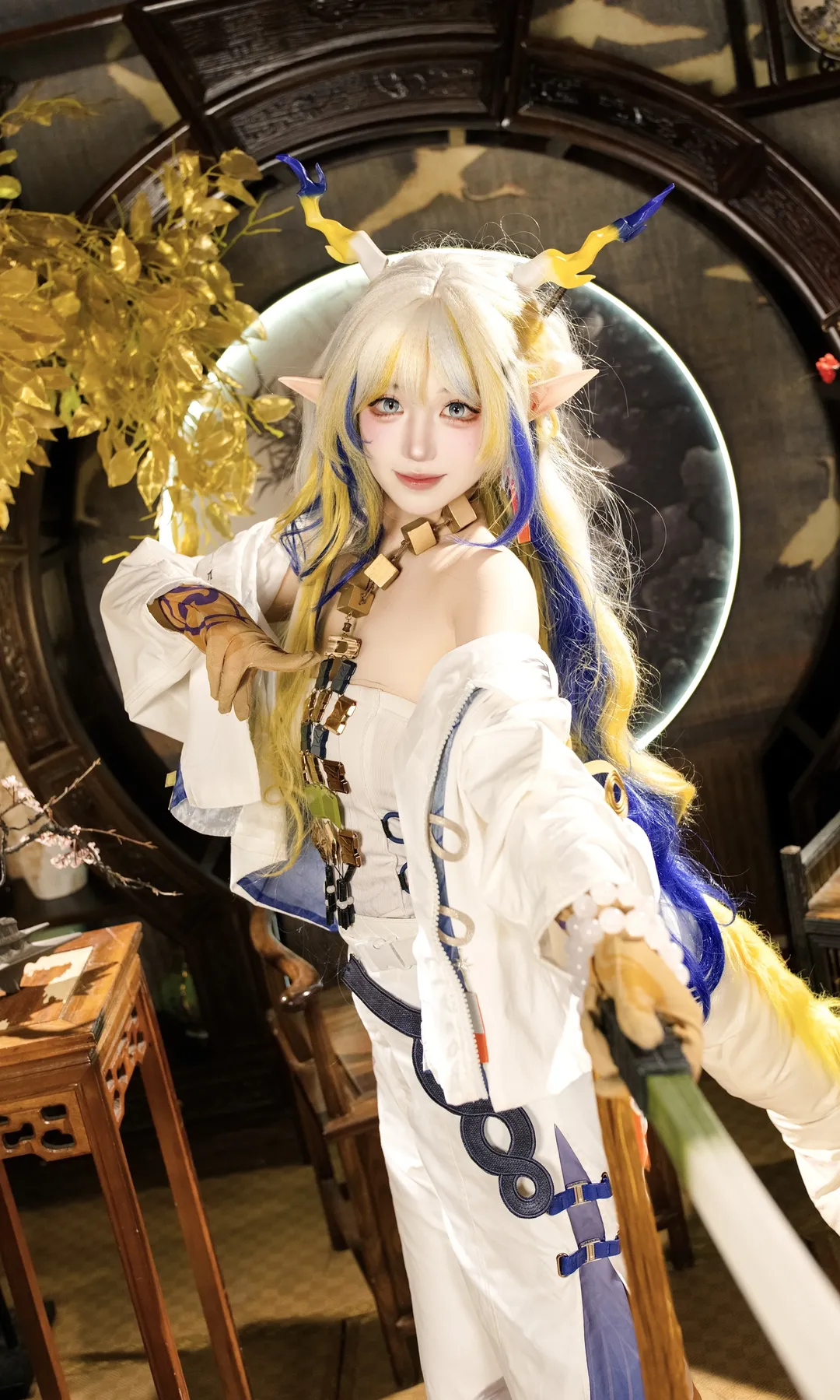 二次元cosplay, 黍cos, 明日方舟, 中式美学, 古风cos