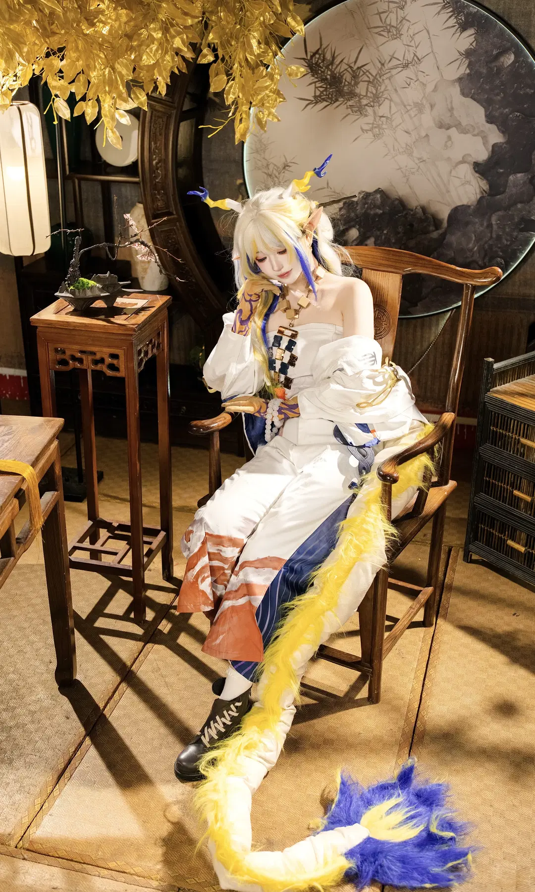 【黍cos】明日方舟，手握毛笔与长剑的古典演绎 - 雪漠漠漠丶 - 第3张