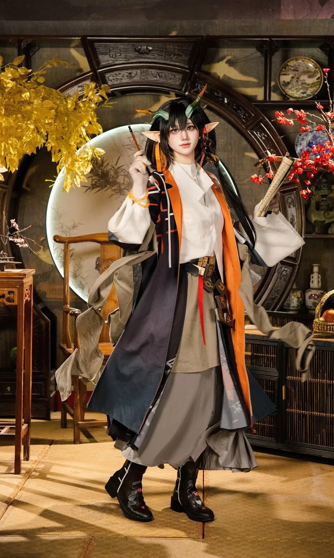 二次元, cosplay, 明日方舟, 古风, 颉cos