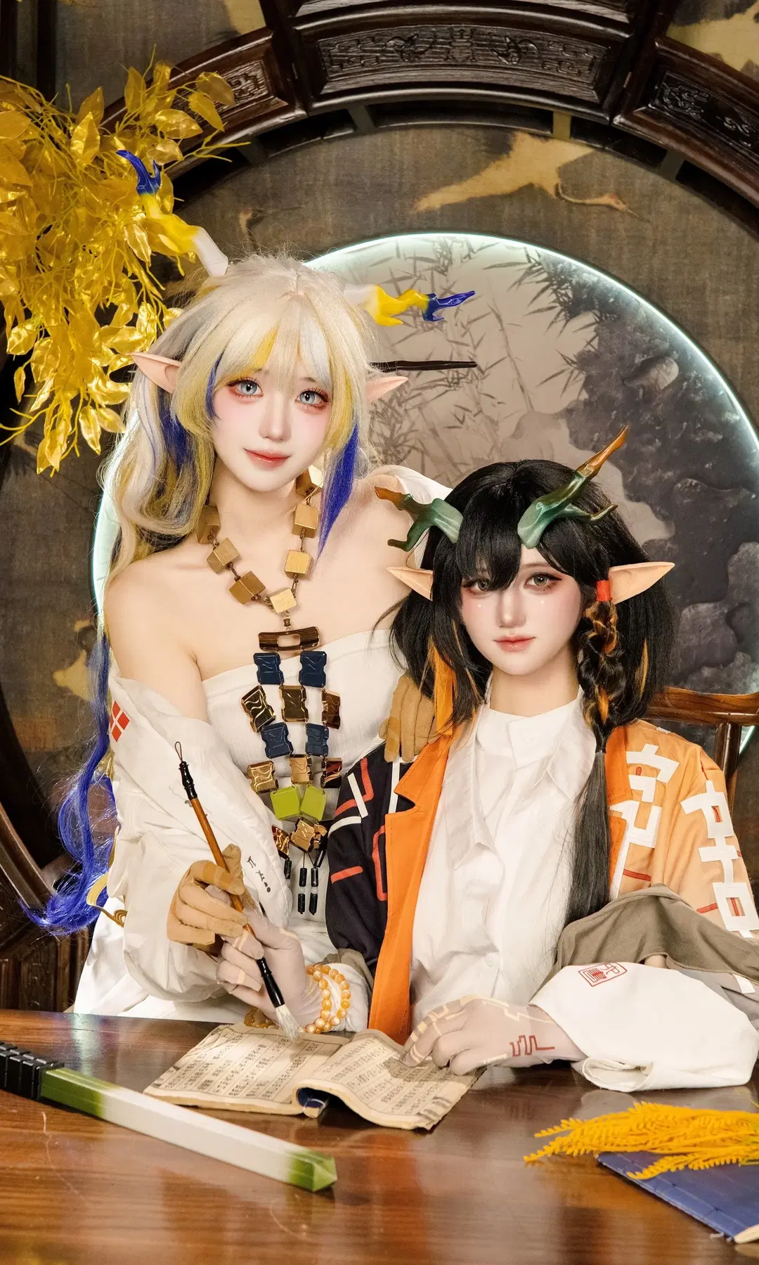 [Shu cosplay] Arknights: Shu & Jie Traditional Chinese Style Fantasy Shoot Log by 雪漠漠漠丶 - Image 3