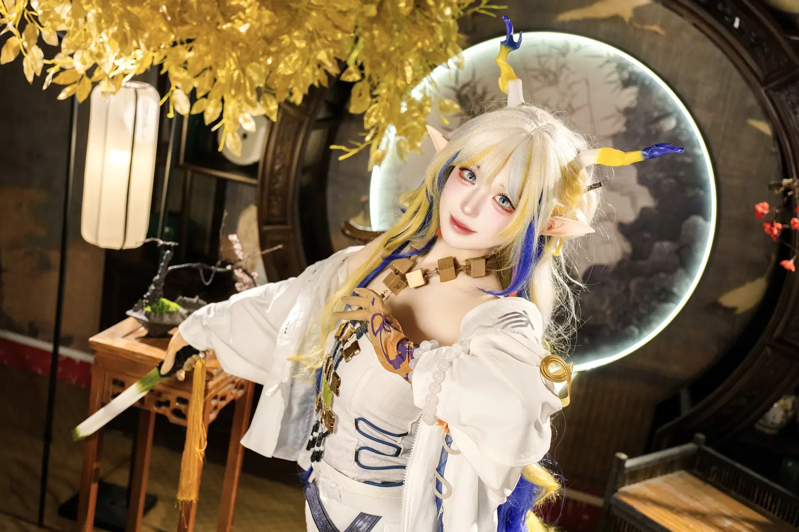 Traditional style cosplay, Shu cosplay, Arknights, Anime cosplay, Until the earth turns into a lime