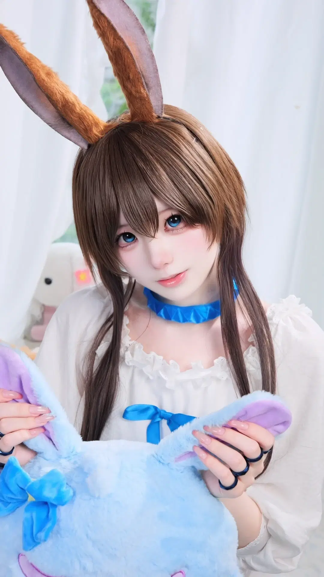 明日方舟, 阿米婭cos, 二次元cos, 中秋cos, 睡衣兔兔