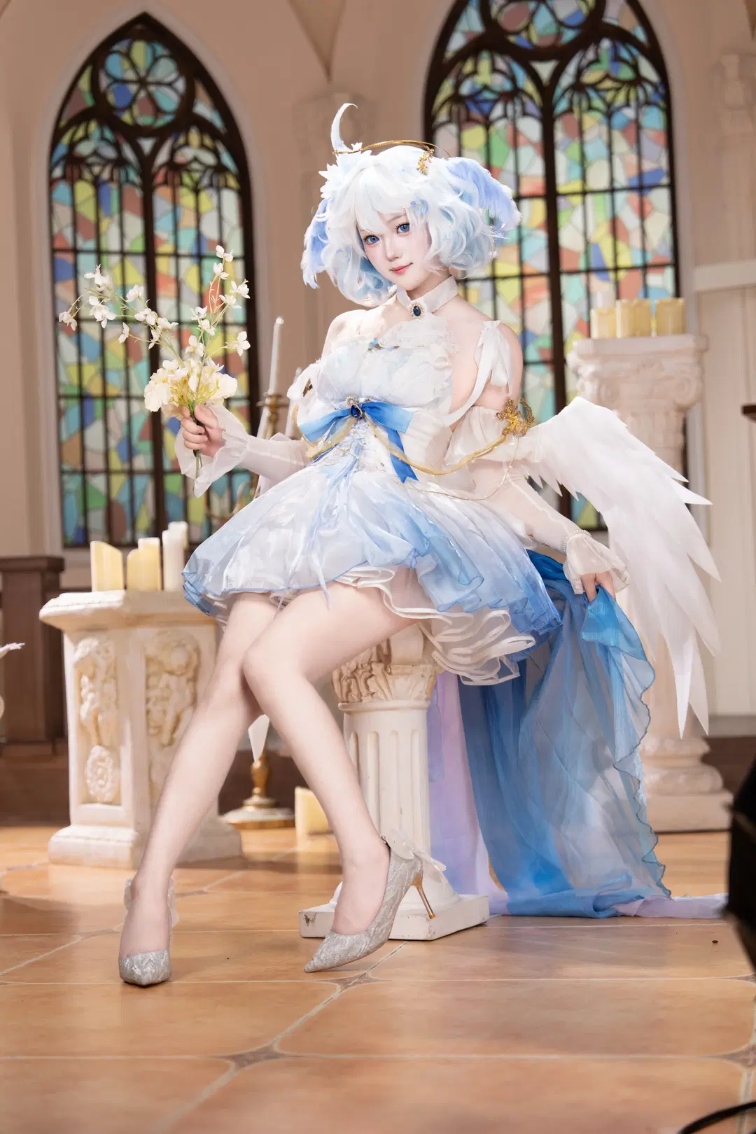 原神, 芙宁娜cos, 二次元cos, cosplay正片, 天使芙宁娜