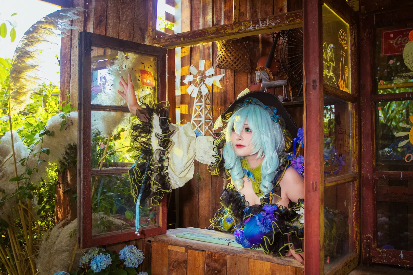 【古明地戀cos】帶刺的薔薇園，東方project裡的復古幻想 - hopedal - 第4張