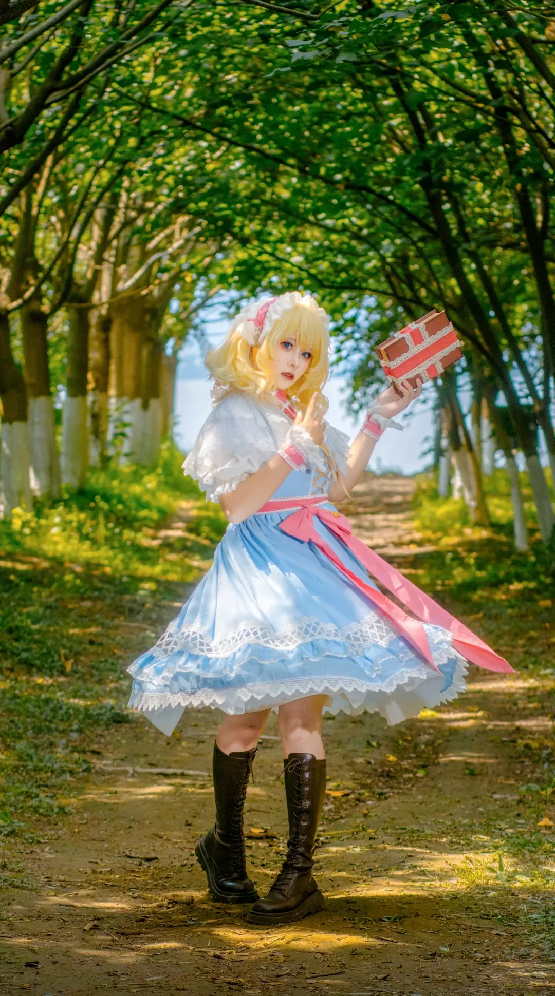 cosplay, 愛麗絲cos, 東方project, 人像攝影, 魔法森林