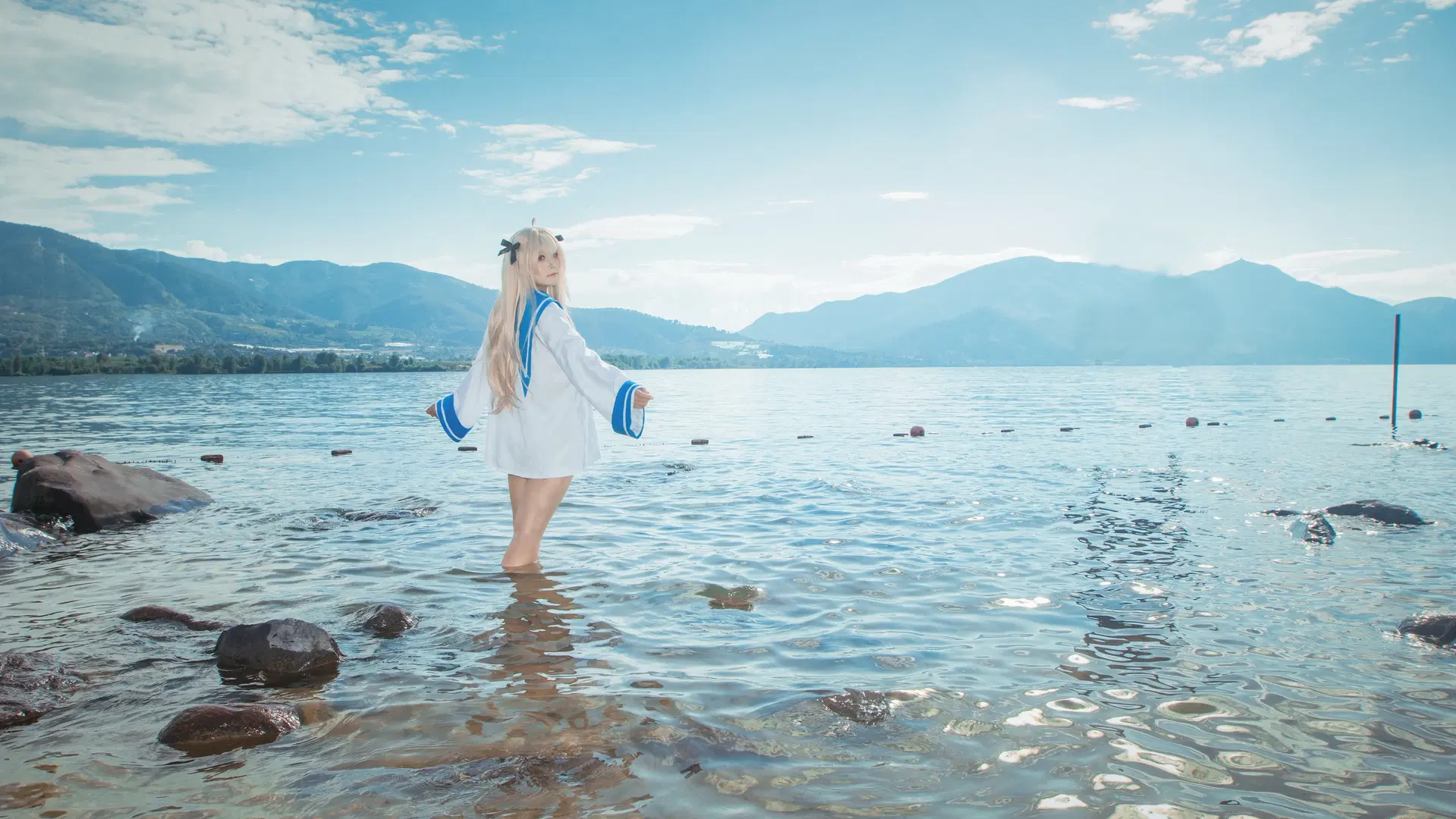 【亚托莉cos】亚托莉我挚爱的时光 水边夏日外景 - hopedal - 第4张