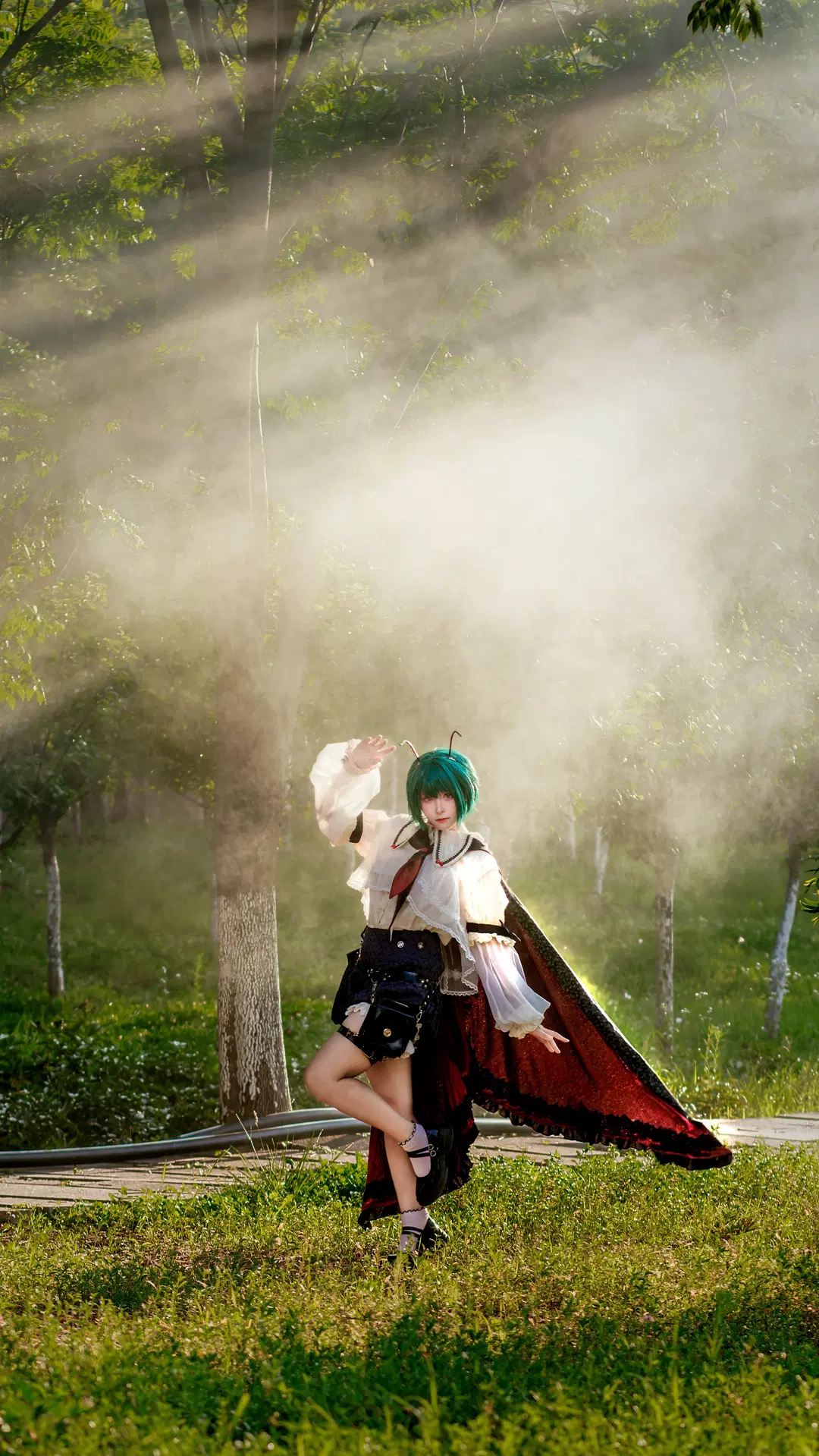 【リグル・ナイトバグのコスプレ】『東方Project』暗闇に蠢く光の虫、野外の提灯が紡ぐ幻想夜景 - hopedal - 4枚目
