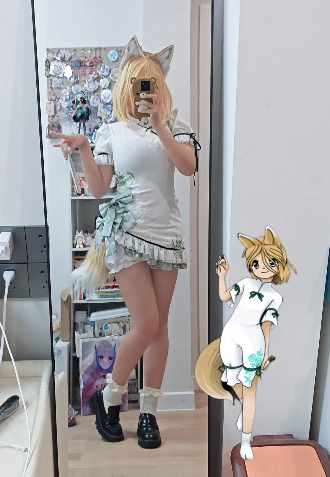 东方project, 二次元cos, 兽耳娘, 试衣分享, 菅牧典cos