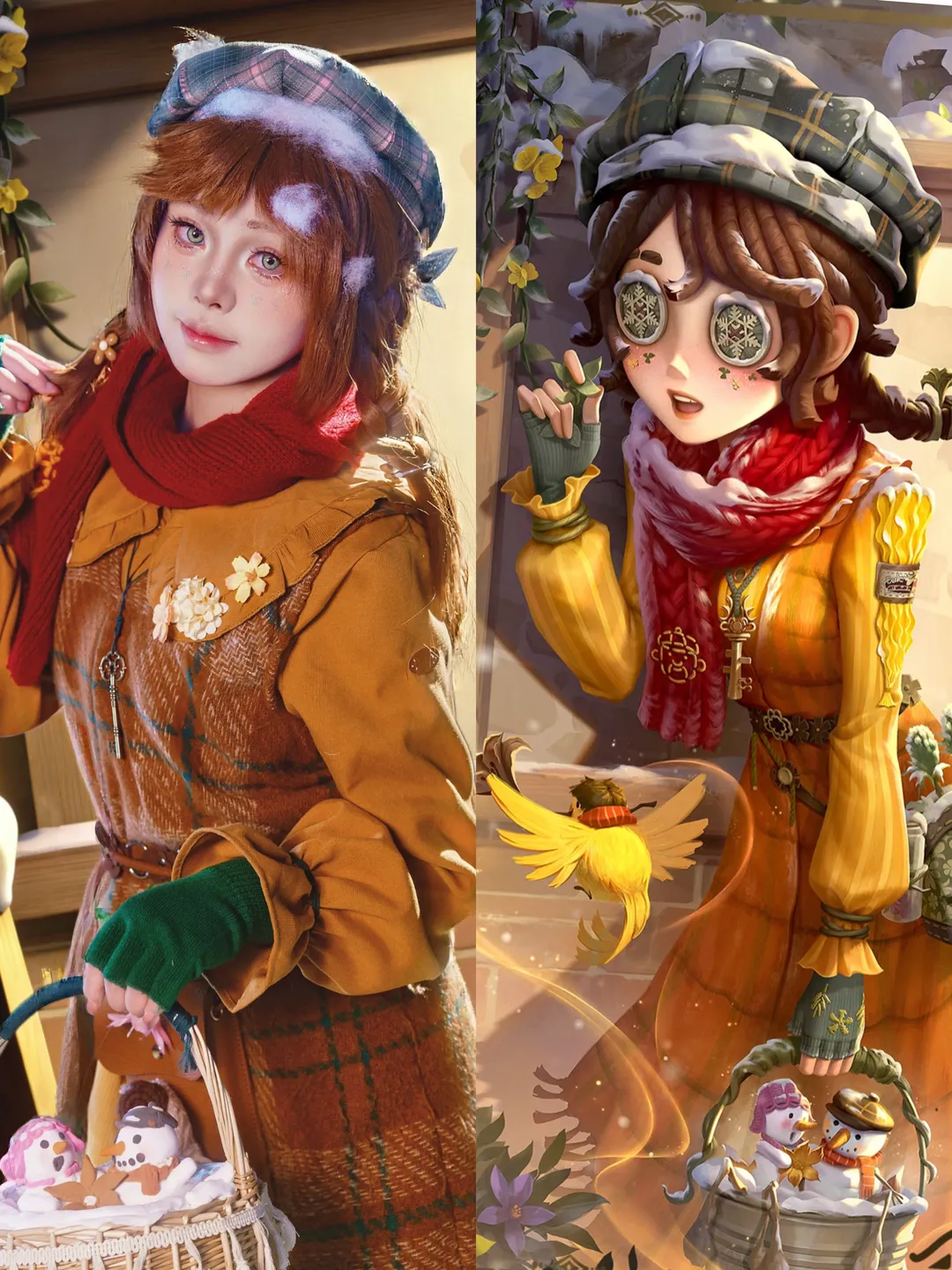 Cosplay摄影, 冬日写真, 丽莎贝克cos, 园丁溯洄, 花店布景 - 第1张