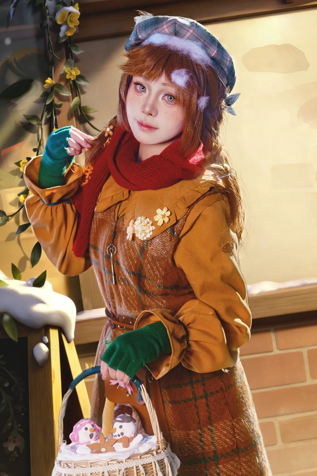 Cosplay摄影, 冬日写真, 丽莎贝克cos, 园丁溯洄, 花店布景