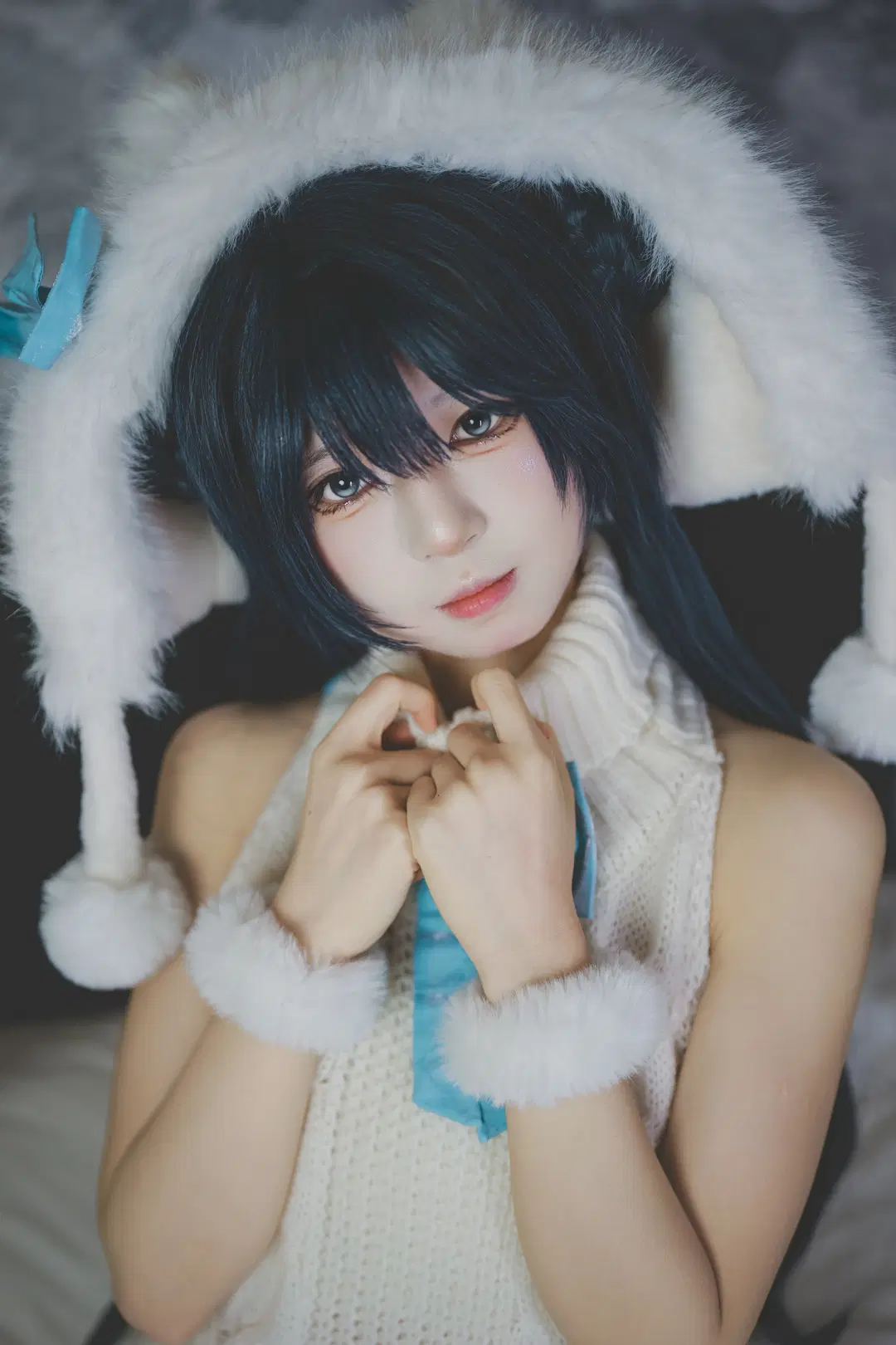 【妃咲cos】蔚蓝档案的慵懒猫猫毛衣 - Takyi柒月 - 第3张