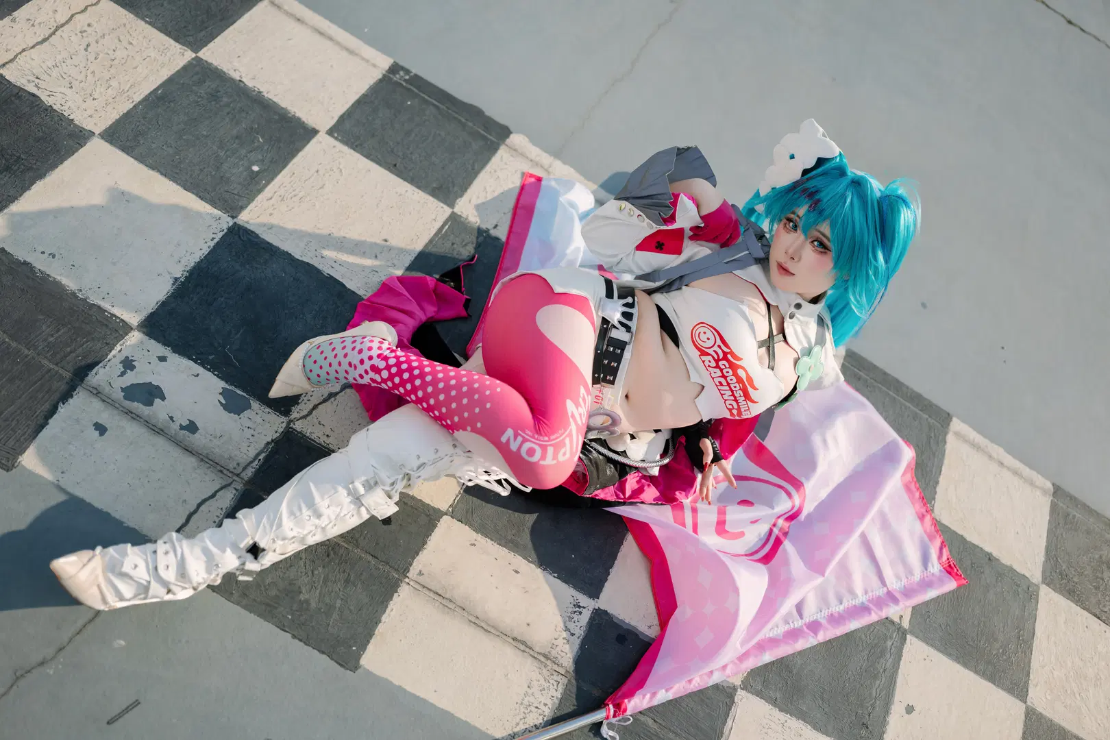 【初音未来cos】2025赛车初音，赛道上的初始之音 - Takyi柒月 - 第3张