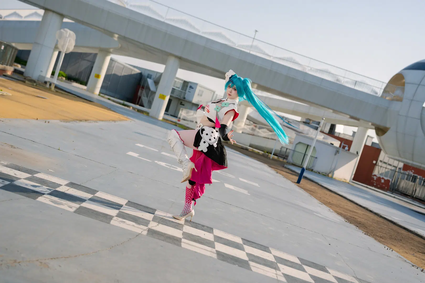 【初音未来cos】2025赛车初音，赛道上的初始之音 - Takyi柒月 - 第4张