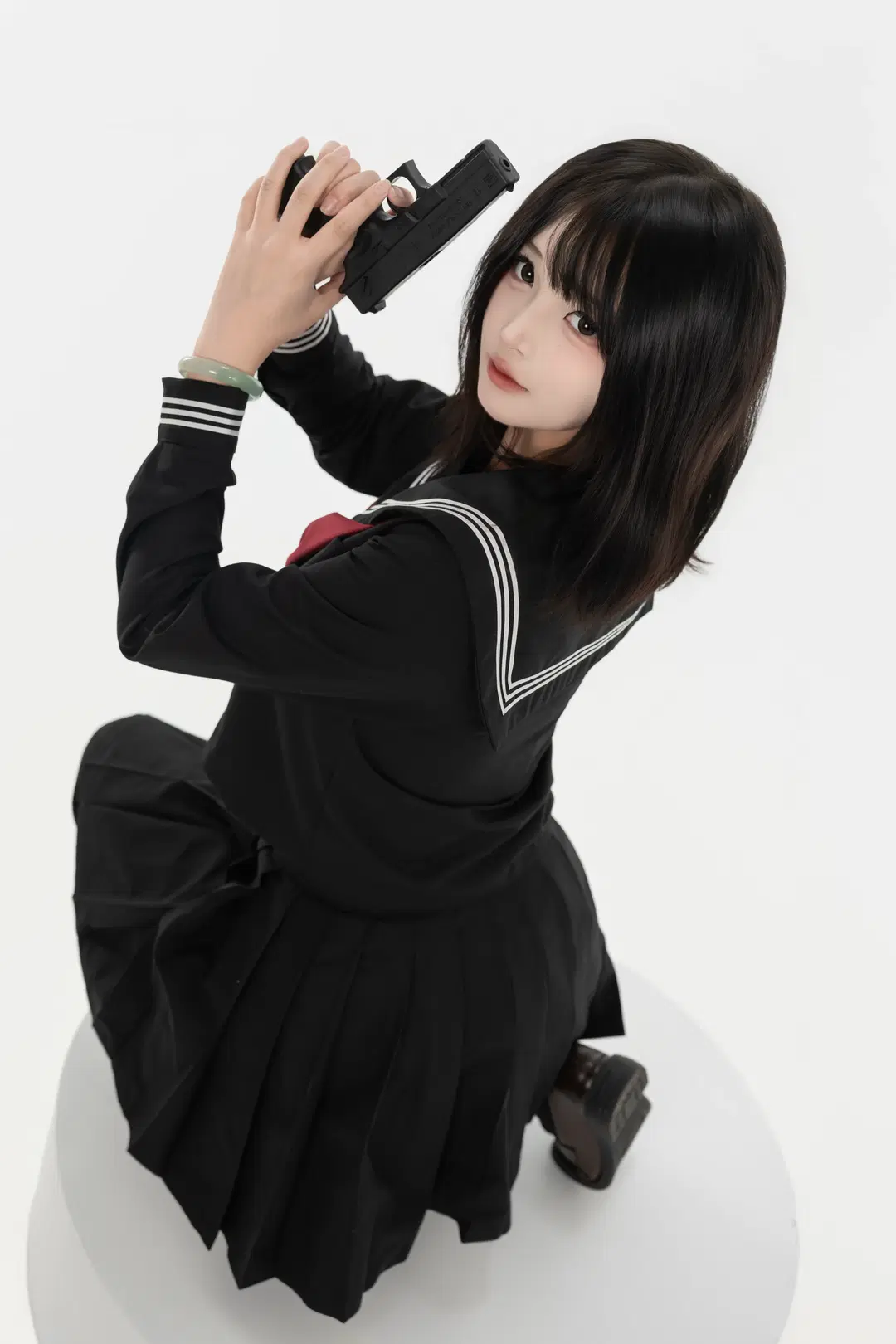 白ホリ日系JK制服ポートレート 雰囲気満点のビジュアル記録 - Takyi柒月 - 7枚目