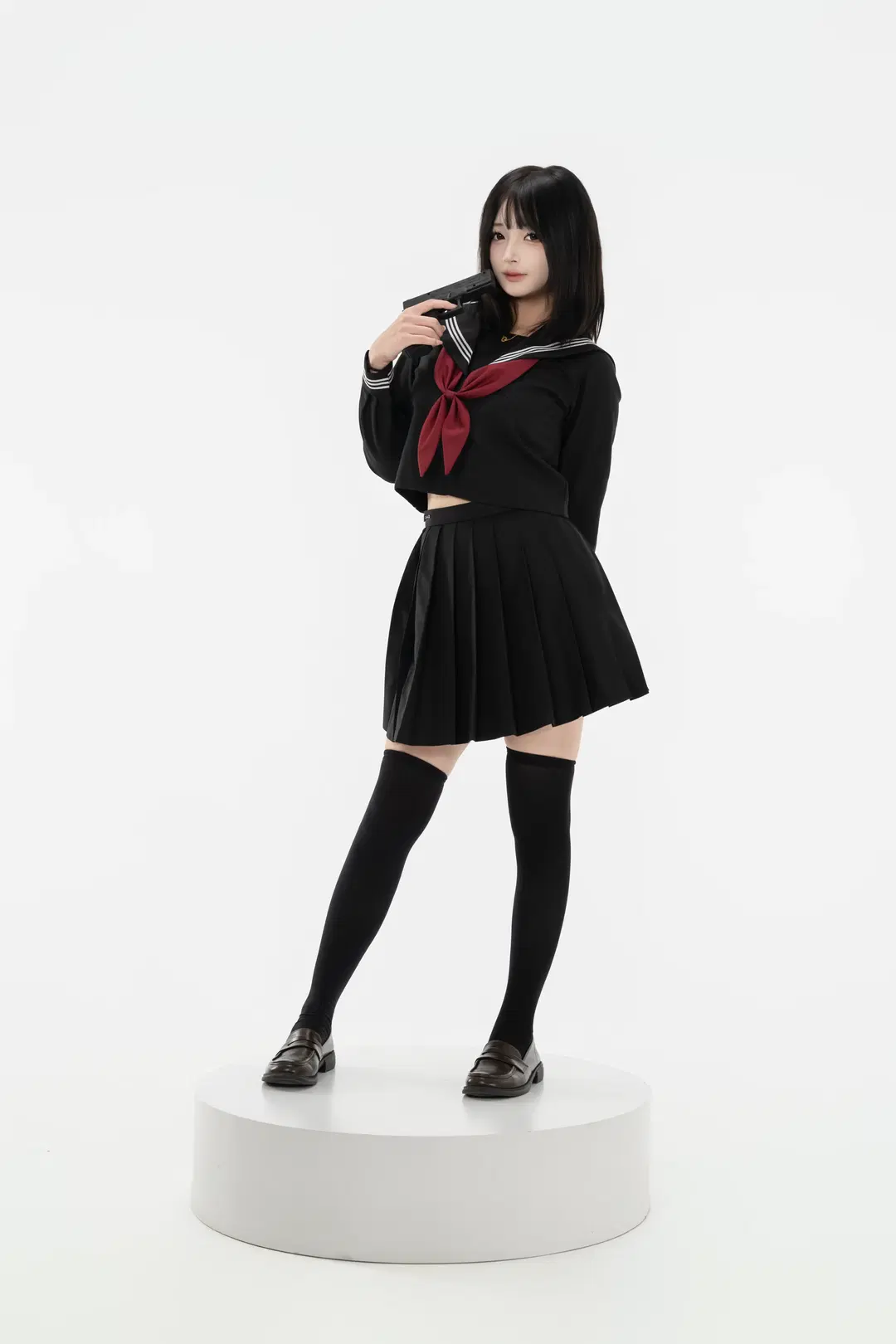 白ホリ日系JK制服ポートレート 雰囲気満点のビジュアル記録 - Takyi柒月 - 8枚目