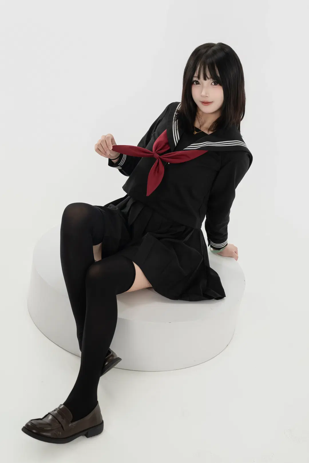 白ホリ日系JK制服ポートレート 雰囲気満点のビジュアル記録 - Takyi柒月 - 9枚目
