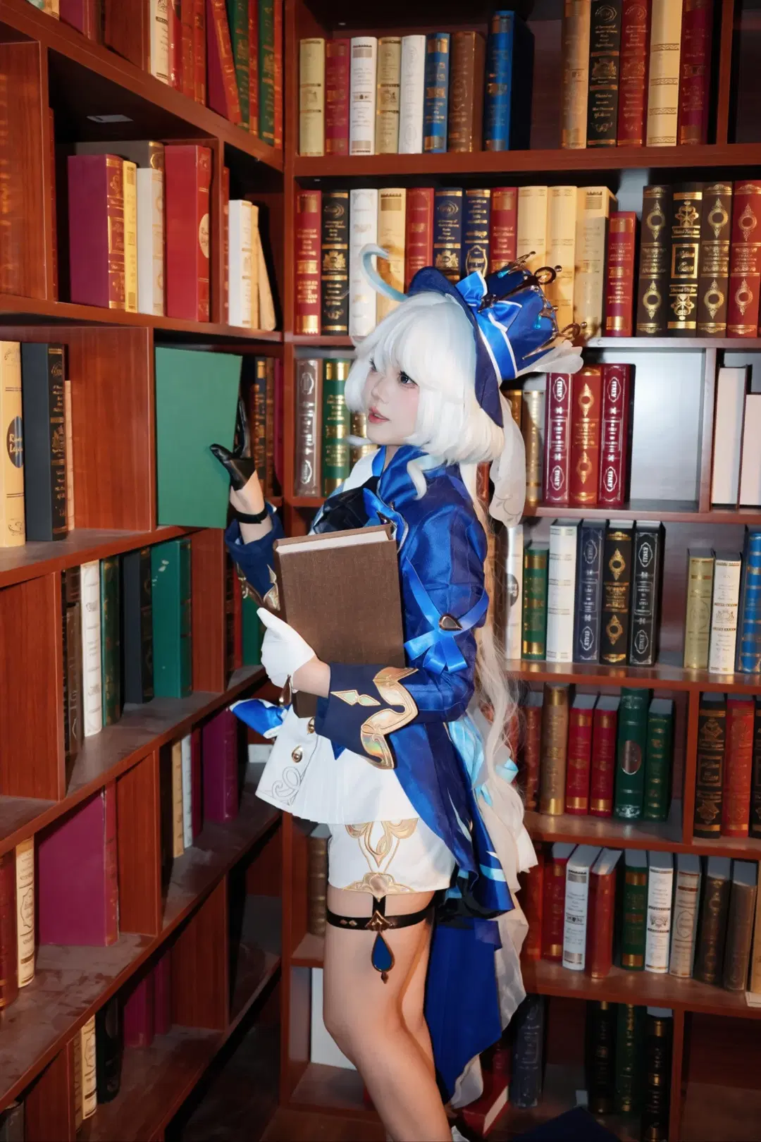 【芙宁娜cos】影棚复古宫廷风格拍摄记录 - 小空_豫痛组 - 第4张