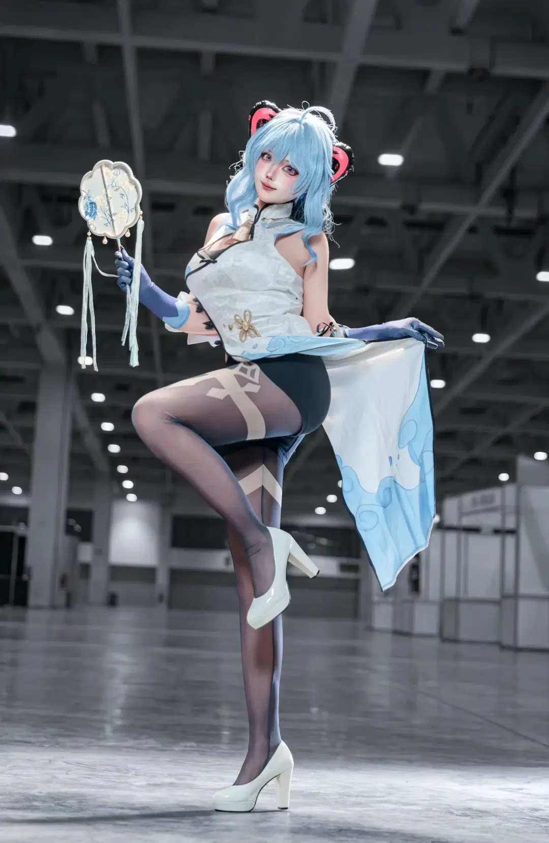 原神, 甘雨 コスプレ, コスプレ, チャイナドレス, ストッキング