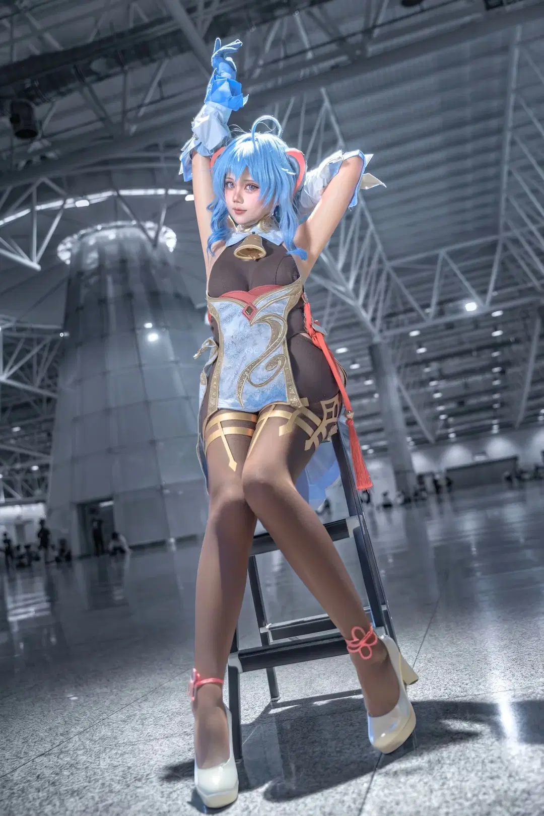 【甘雨 コスプレ】原神 璃月の美少女が魅せる撮って出しイベント写真 - 装gay被打 - 3枚目