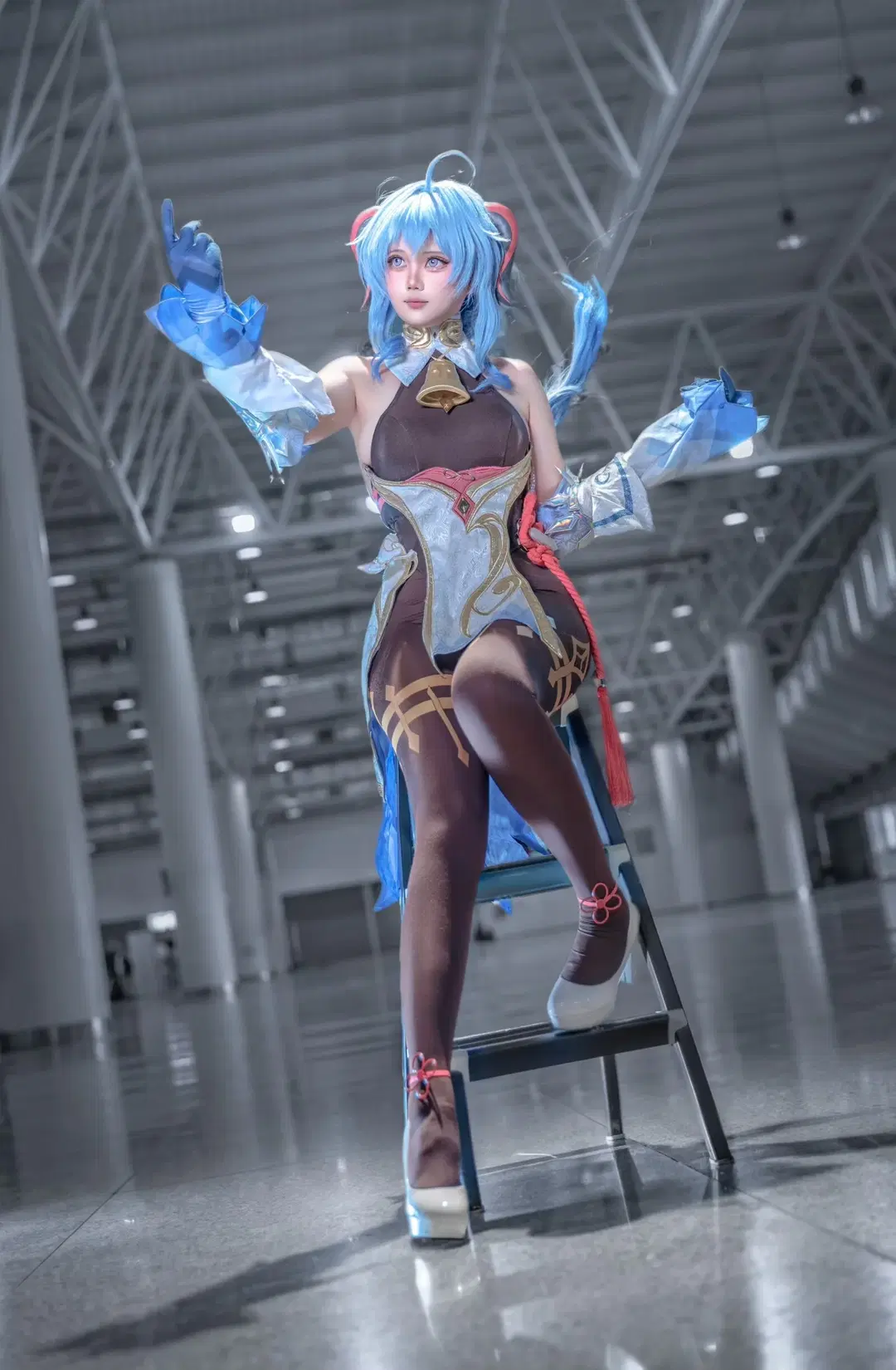 【甘雨 コスプレ】原神 璃月の美少女が魅せる撮って出しイベント写真 - 装gay被打 - 4枚目