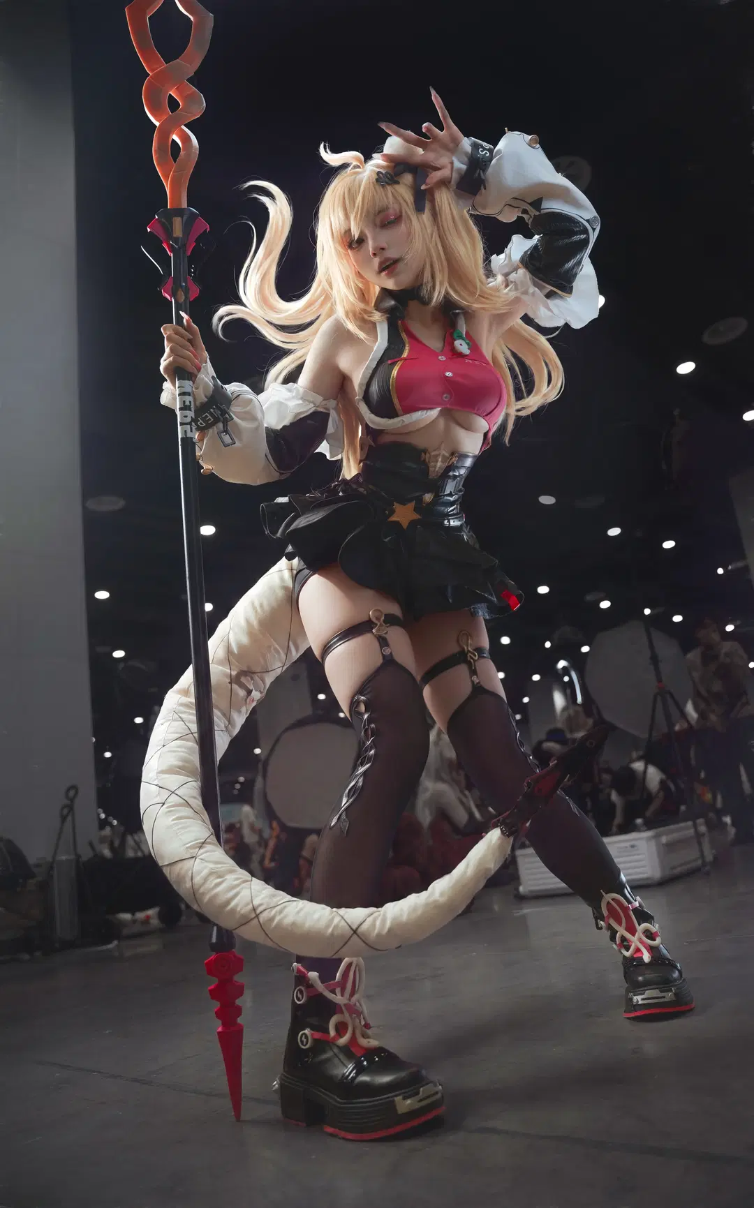 绝区零, 希希芙cos, 漫展返图, 丝袜, 蛇女