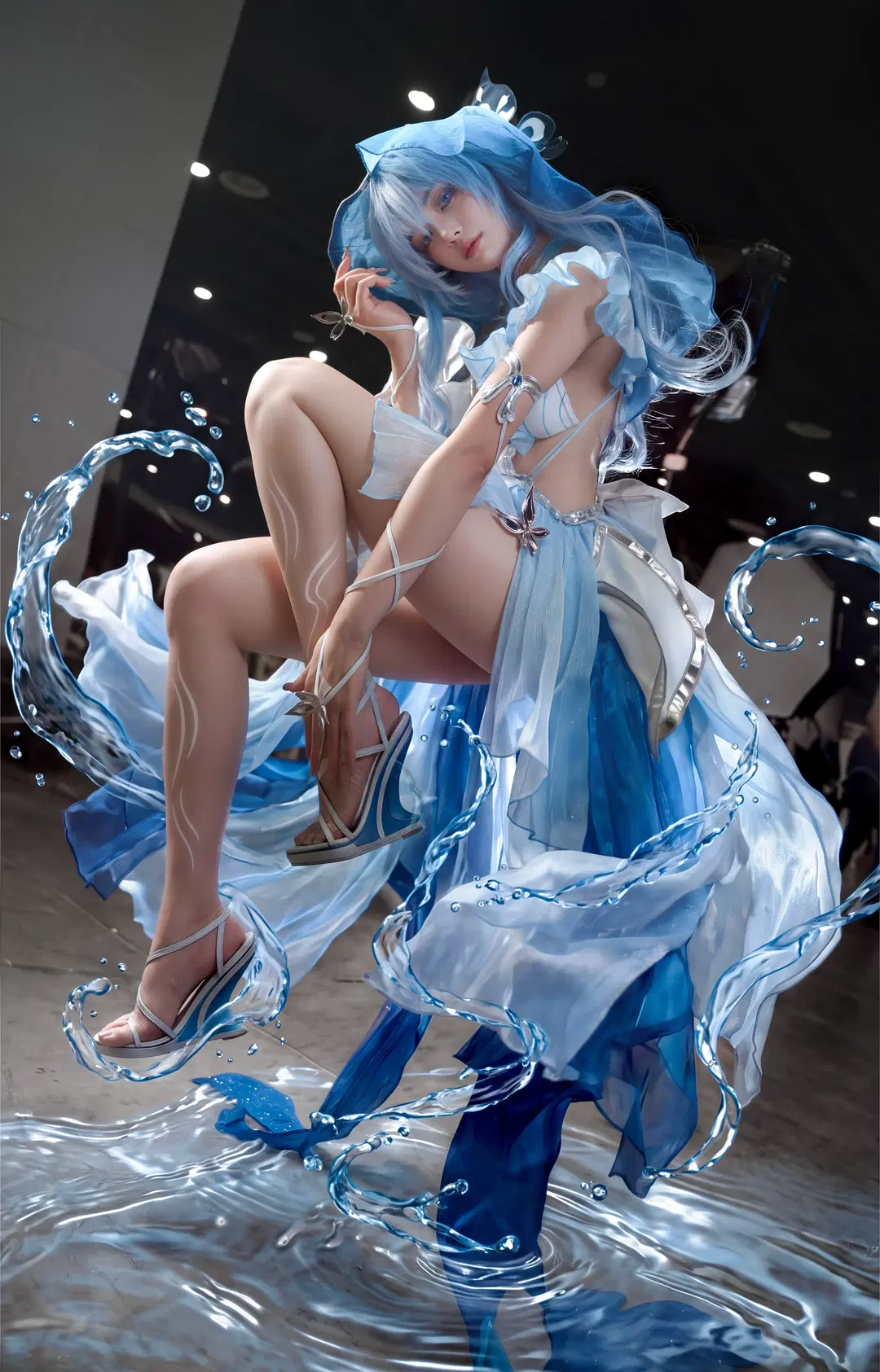 【守岸人cos】鸣潮的水波与流光，定格这片静谧之海 - 丿蒸蒸鱼 - 第2张