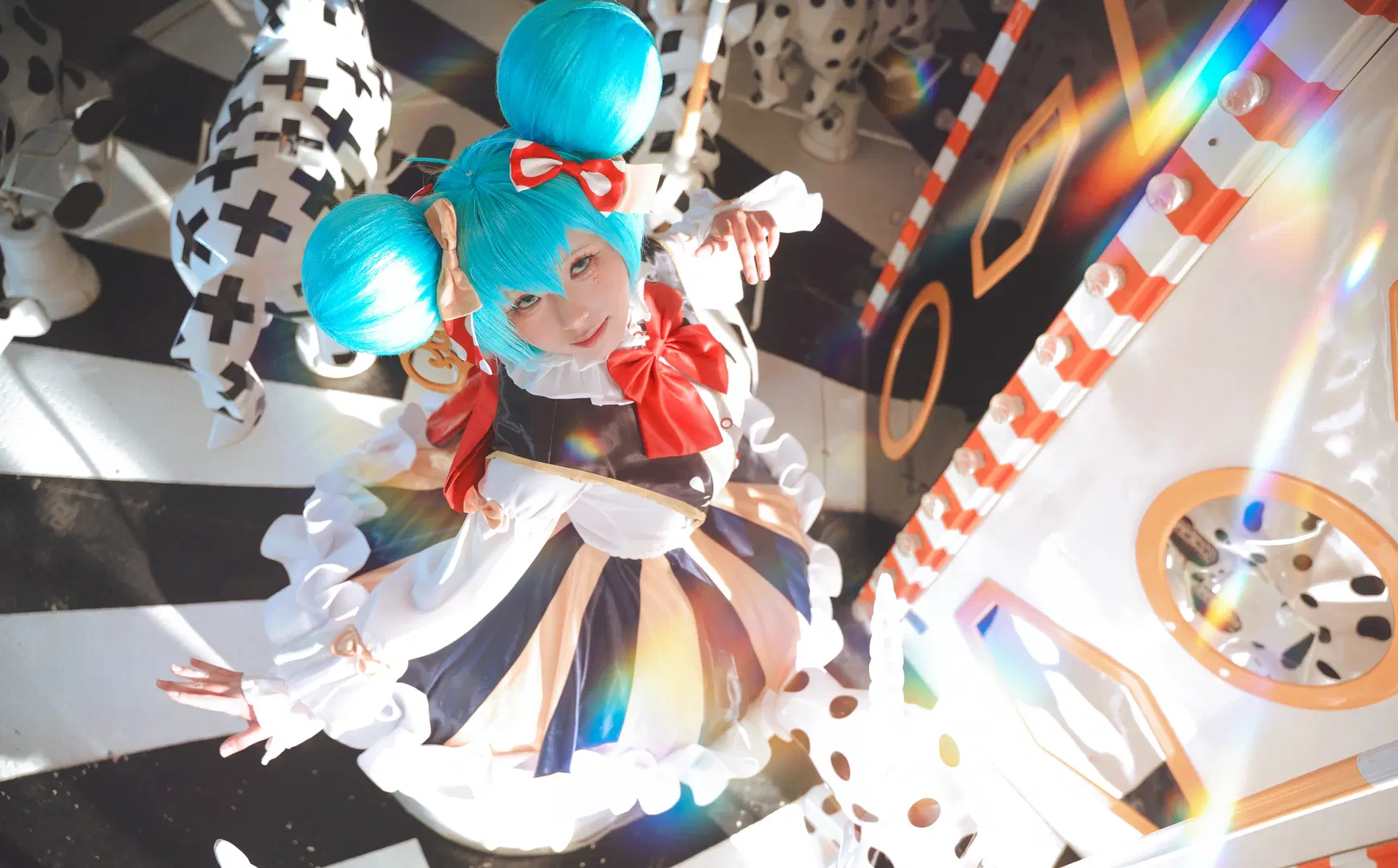 [Hatsune Miku cosplay] 2D Carnival on the Merry-go-round by 丿蒸蒸鱼 - Image 3