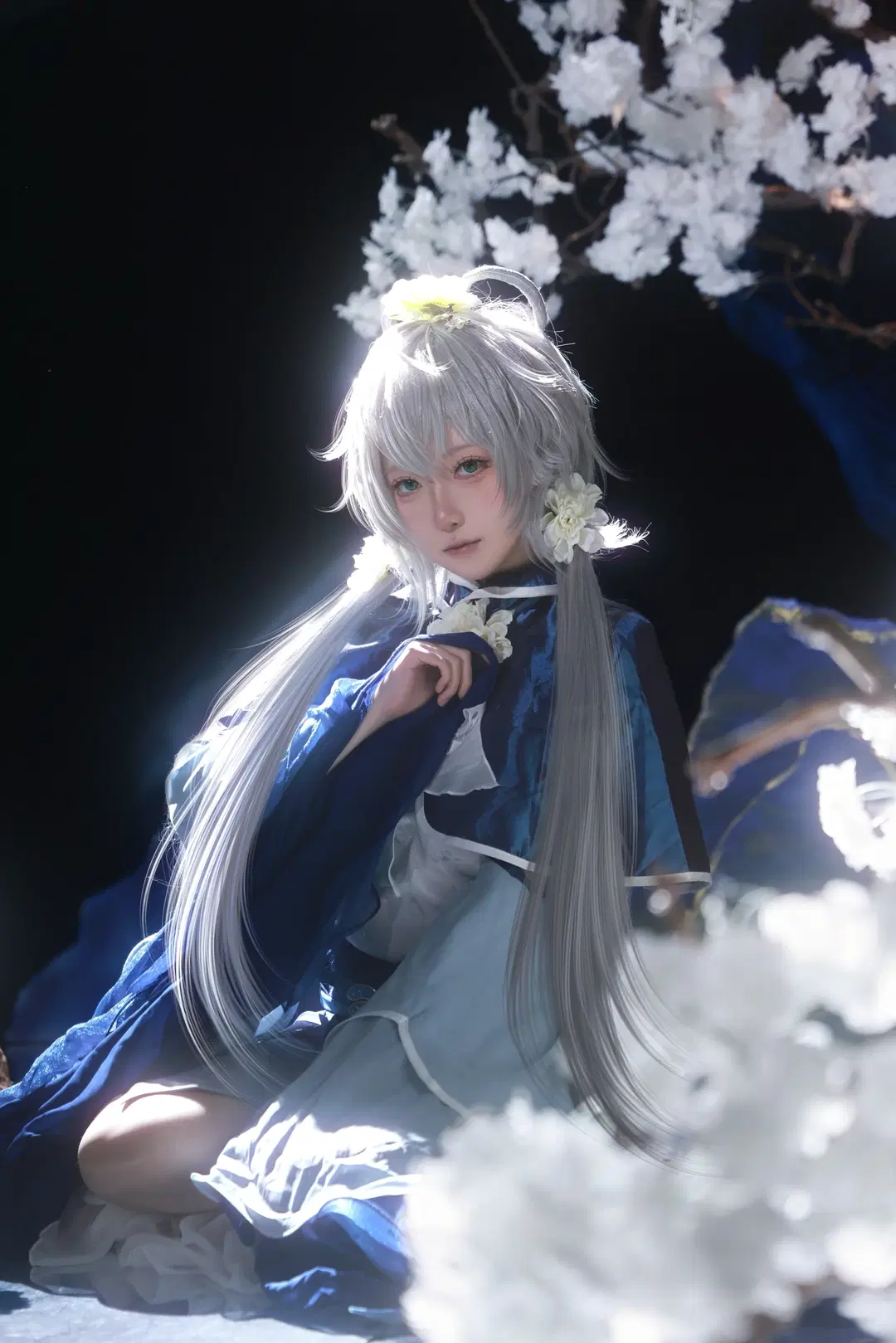 棚拍, 洛天依cos, Vocaloid, 正片, 逆光