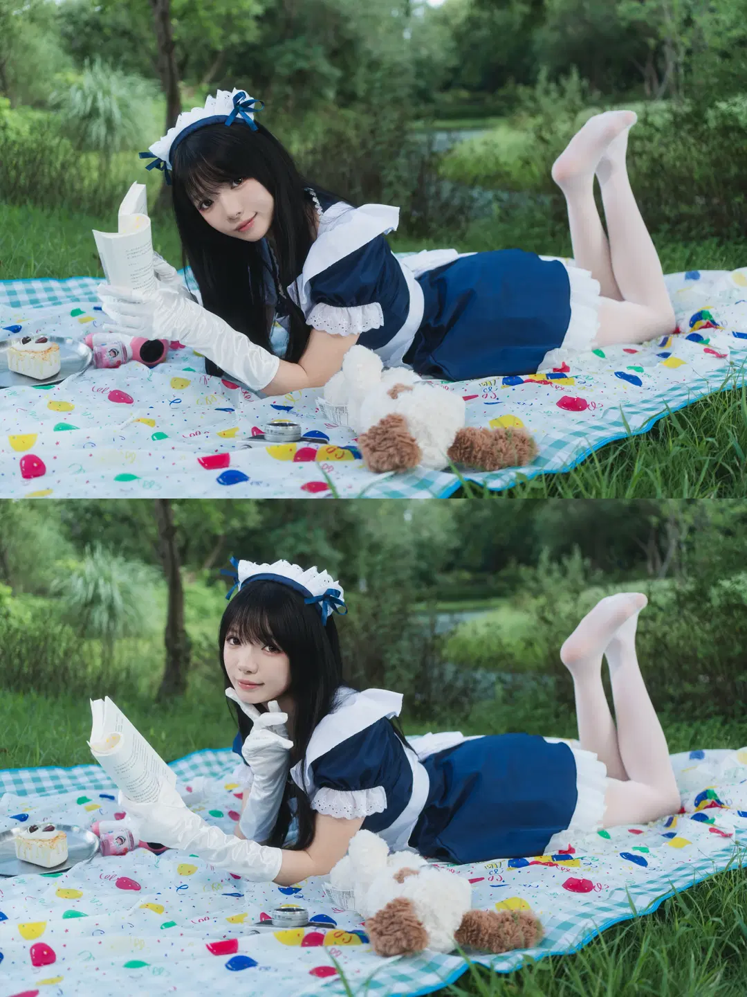 夏天和女仆去野餐 西溪湿地拍摄记录
