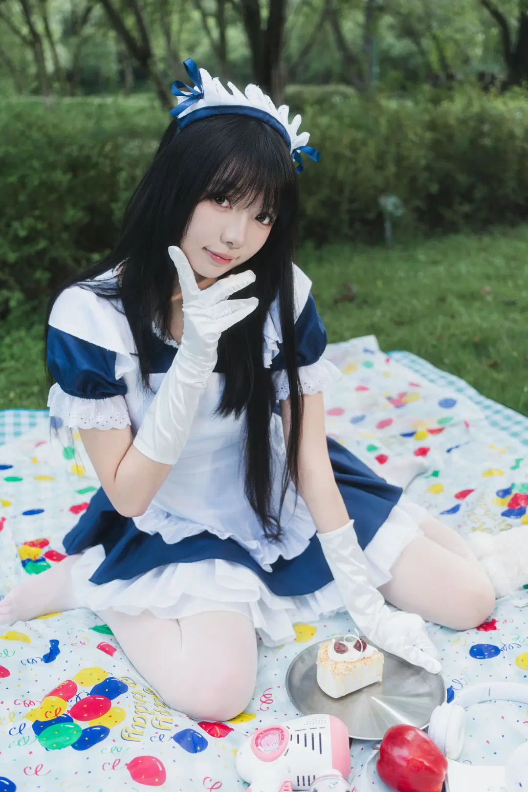 【メイドコスプレ】夏にメイドとピクニック写真撮影：西渓湿地の撮影記録（日系ポートレート・杭州の撮影予約） - 白夜leon - 2枚目