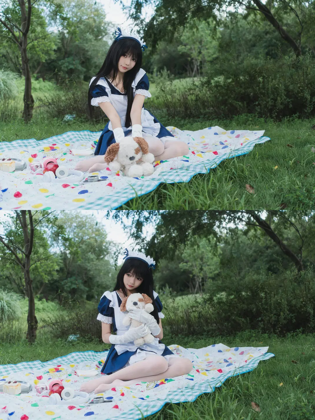 【メイドコスプレ】夏にメイドとピクニック写真撮影：西渓湿地の撮影記録（日系ポートレート・杭州の撮影予約） - 白夜leon - 9枚目